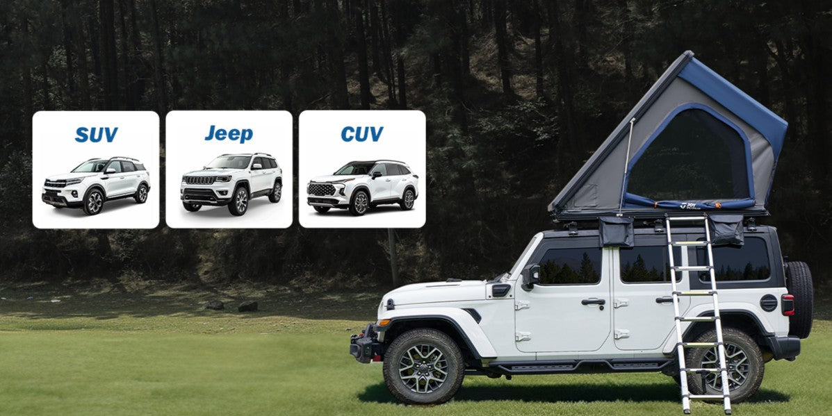 JOYTUTUS Hard Shell Aluminum Rooftop Tent