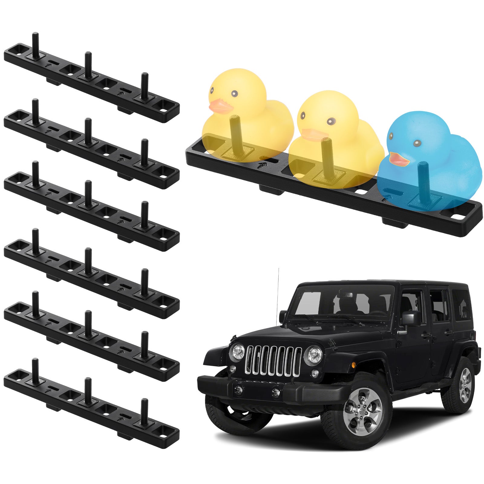 Duck Holder for Jeep Wrangler JK (2007–2018) – 18 Duck Vent Mount