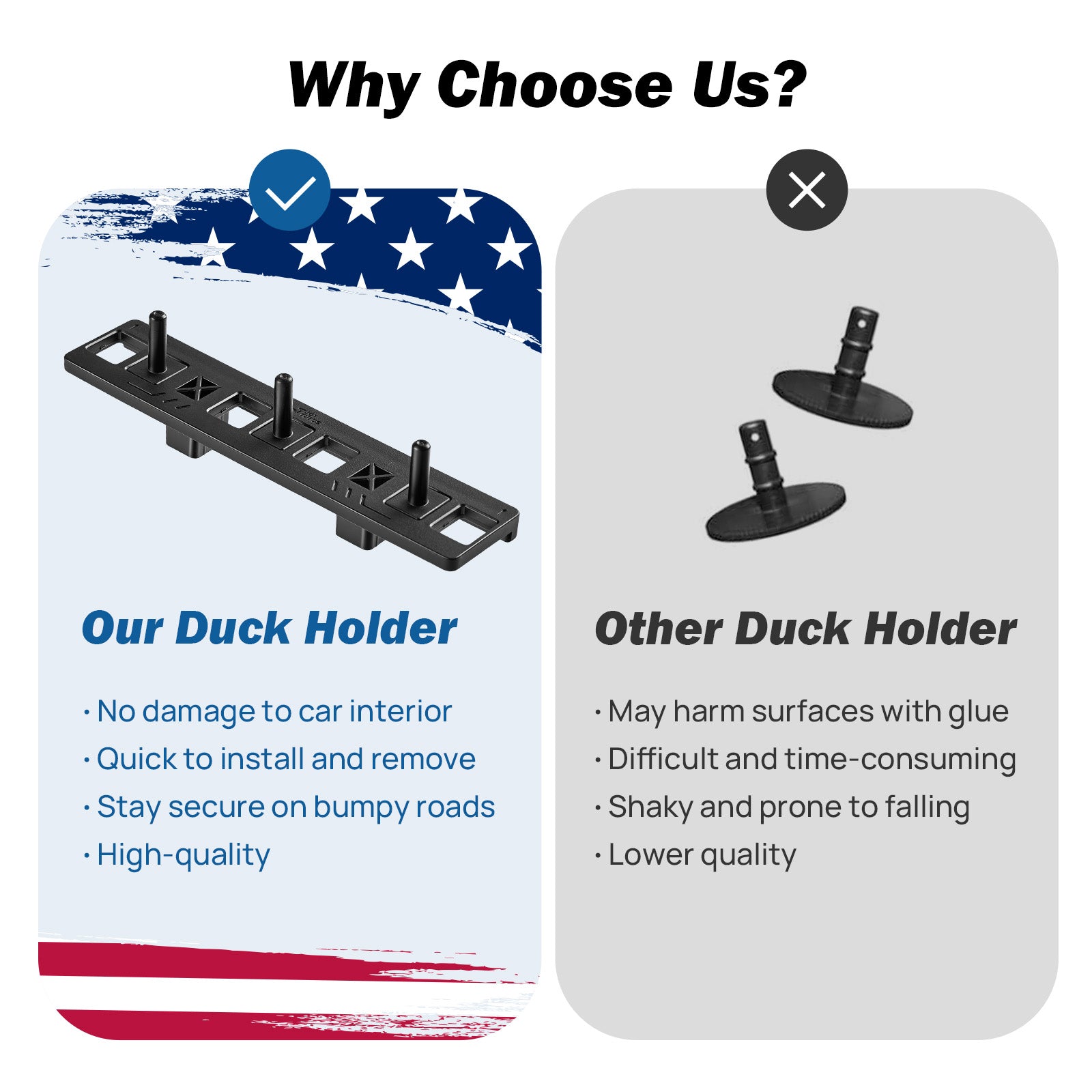 Duck Holder for Jeep Wrangler JL/JT (2018-2023) - 6 Pack