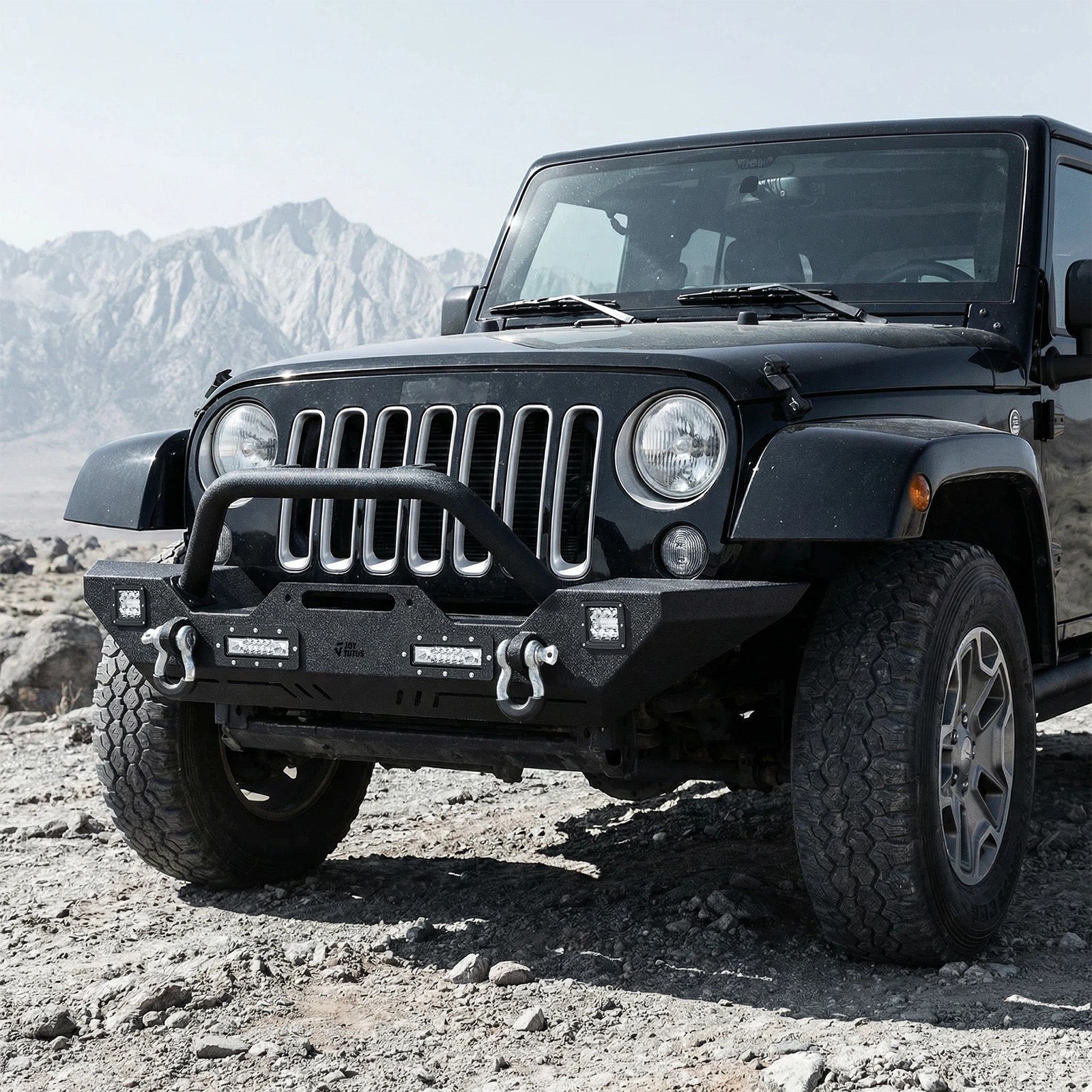 Jeep Wrangler JK, JL & Gladiator JT Front Bumper with 4 LED Lights