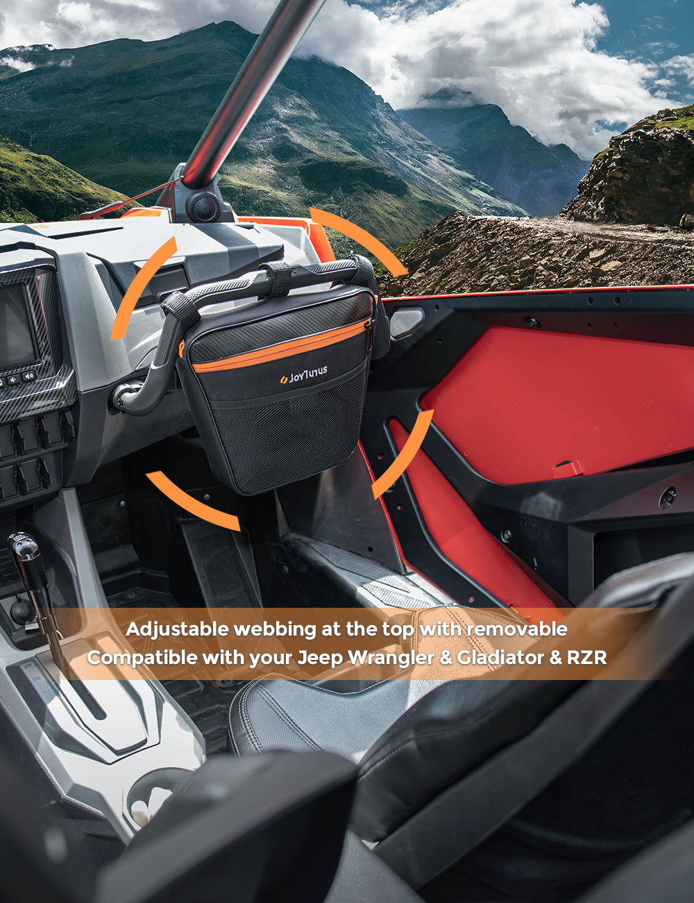 Grab Handle Storage Bag for Wrangler & Gladiator