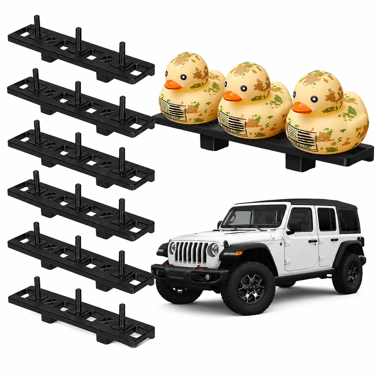 Duck Holder for Jeep Wrangler JL/JT (2018-2023) - 6 Pack