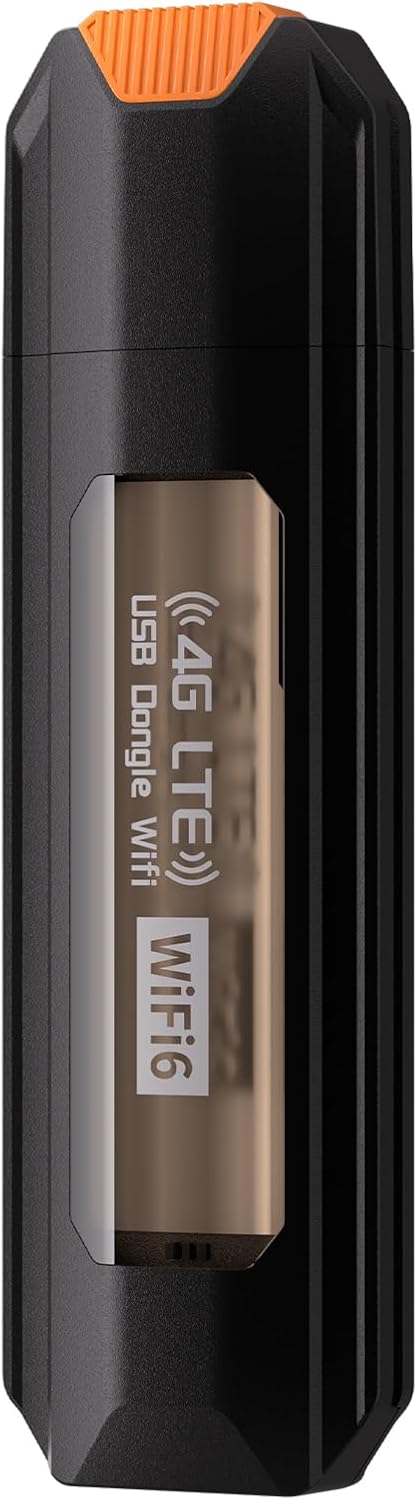 Joytutus 4G LTE Portable WiFi Router 150Mbps USB Modem Unlocked Travel Mobile Hotspot Router for Desktop PC/Notebook/TV/Power Bank (No Include SIM Card)