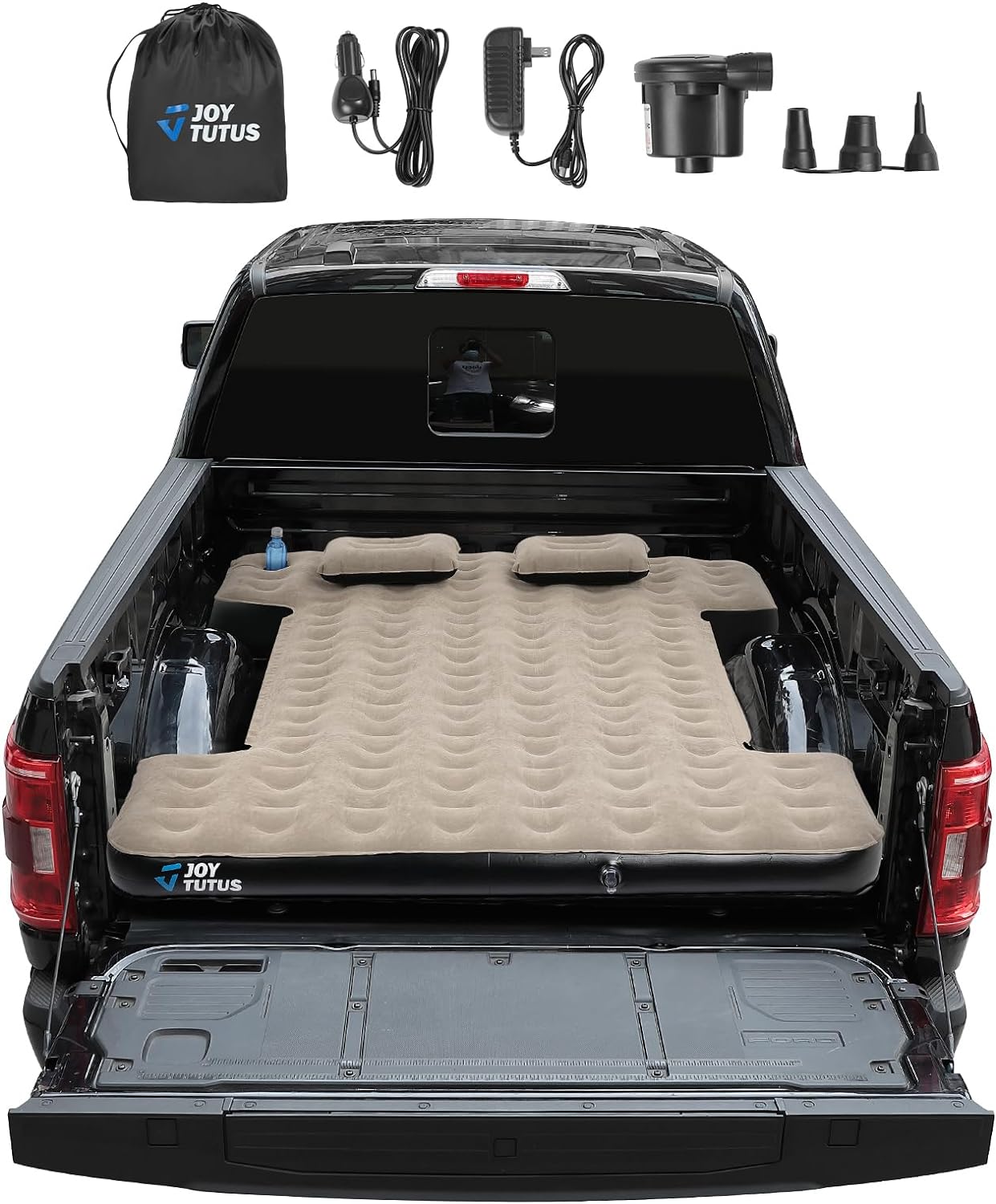 Truck Bed Air Mattress for 6-6.5Ft, Full Size Inflatable Air Mattress Short Truck Beds