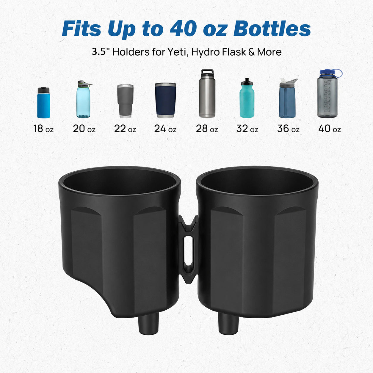 The Original 3rd Cup Holder for Jeep Wrangler JL & Gladiator – 3D-Printed