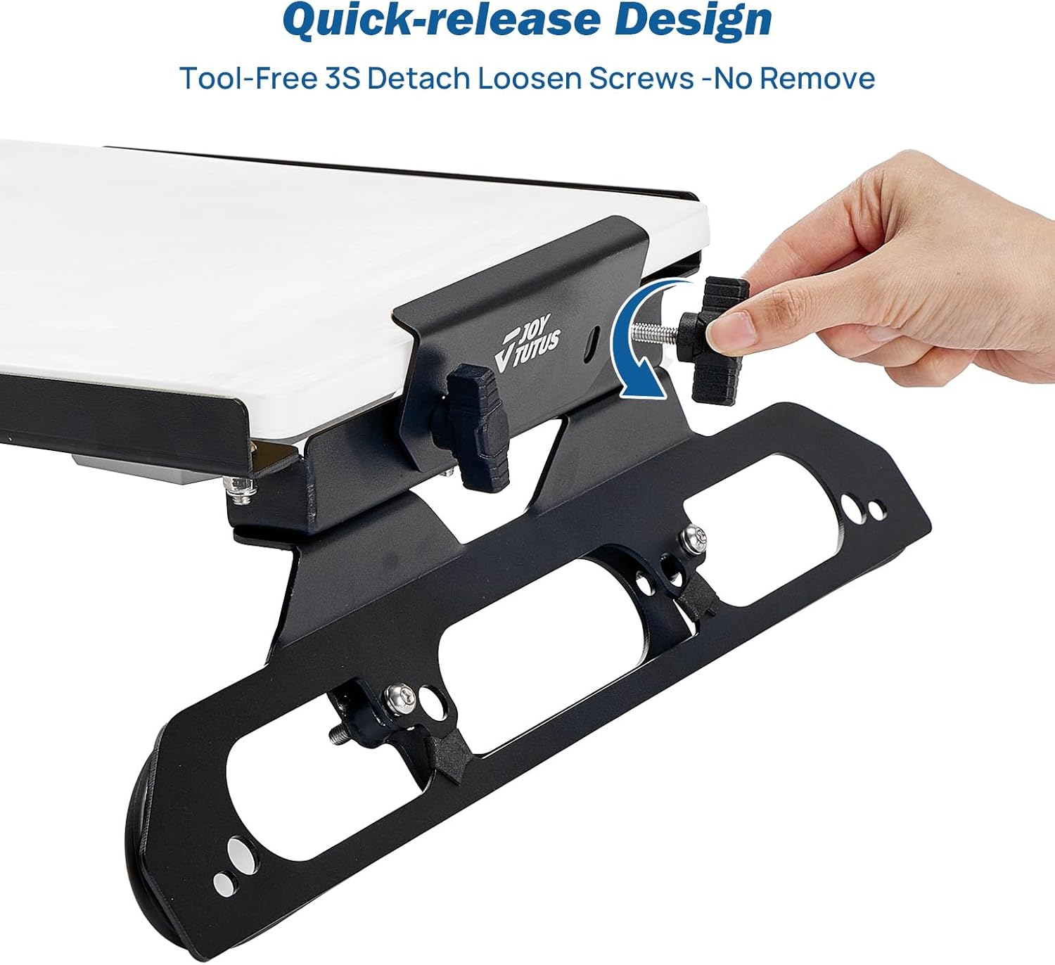 JOYTUTUS Aluminum Mount Compatible with Starlink Mini for F-150 (2015+) Drill-Free Cab Installatio for F-250-F-550 (2017+) Black