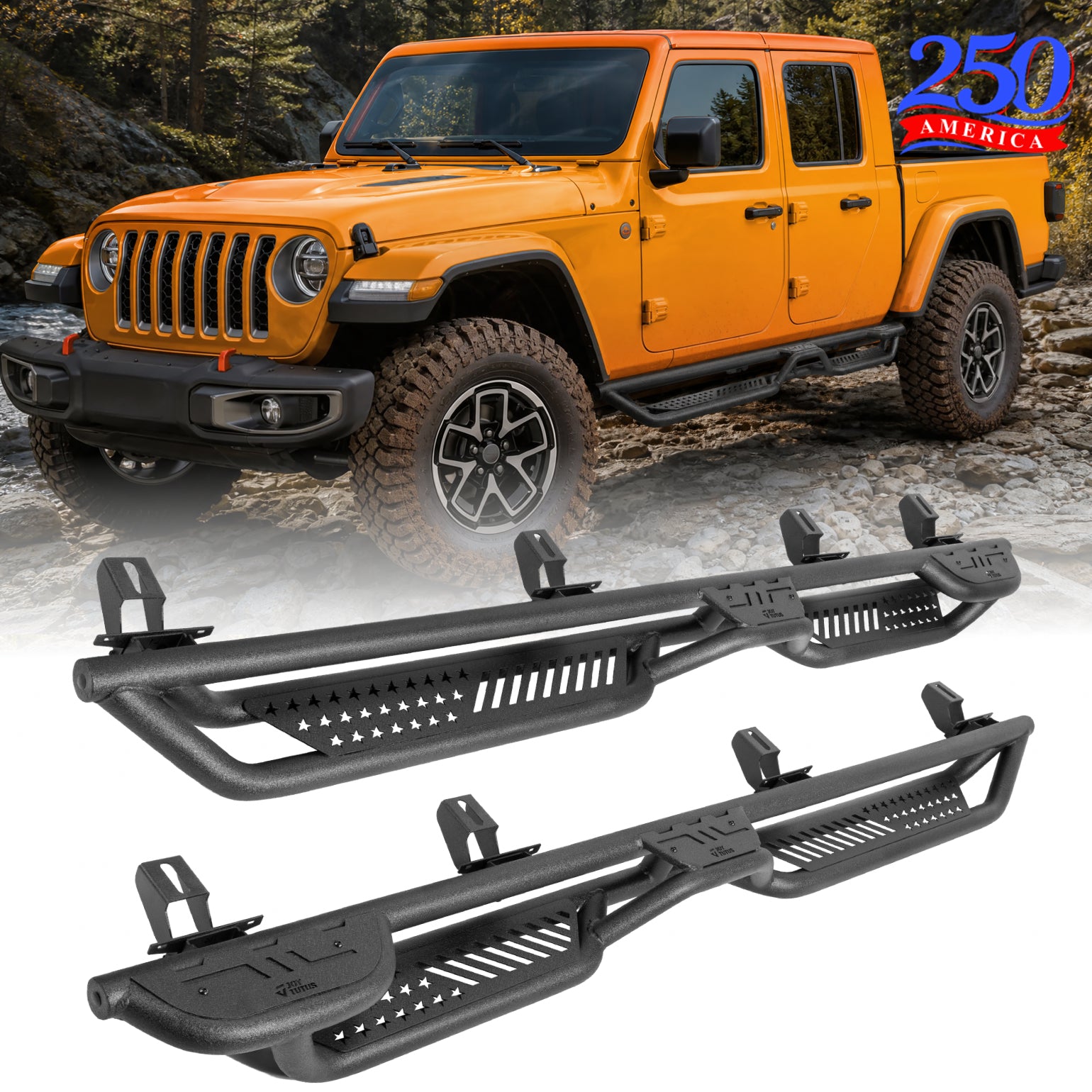 Running Boards for Gladiator JT 4 Door 2020–2026