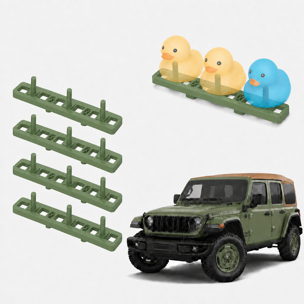 Duck Holder for Jeep Wrangler JL (2024-2028) - 4 Pack
