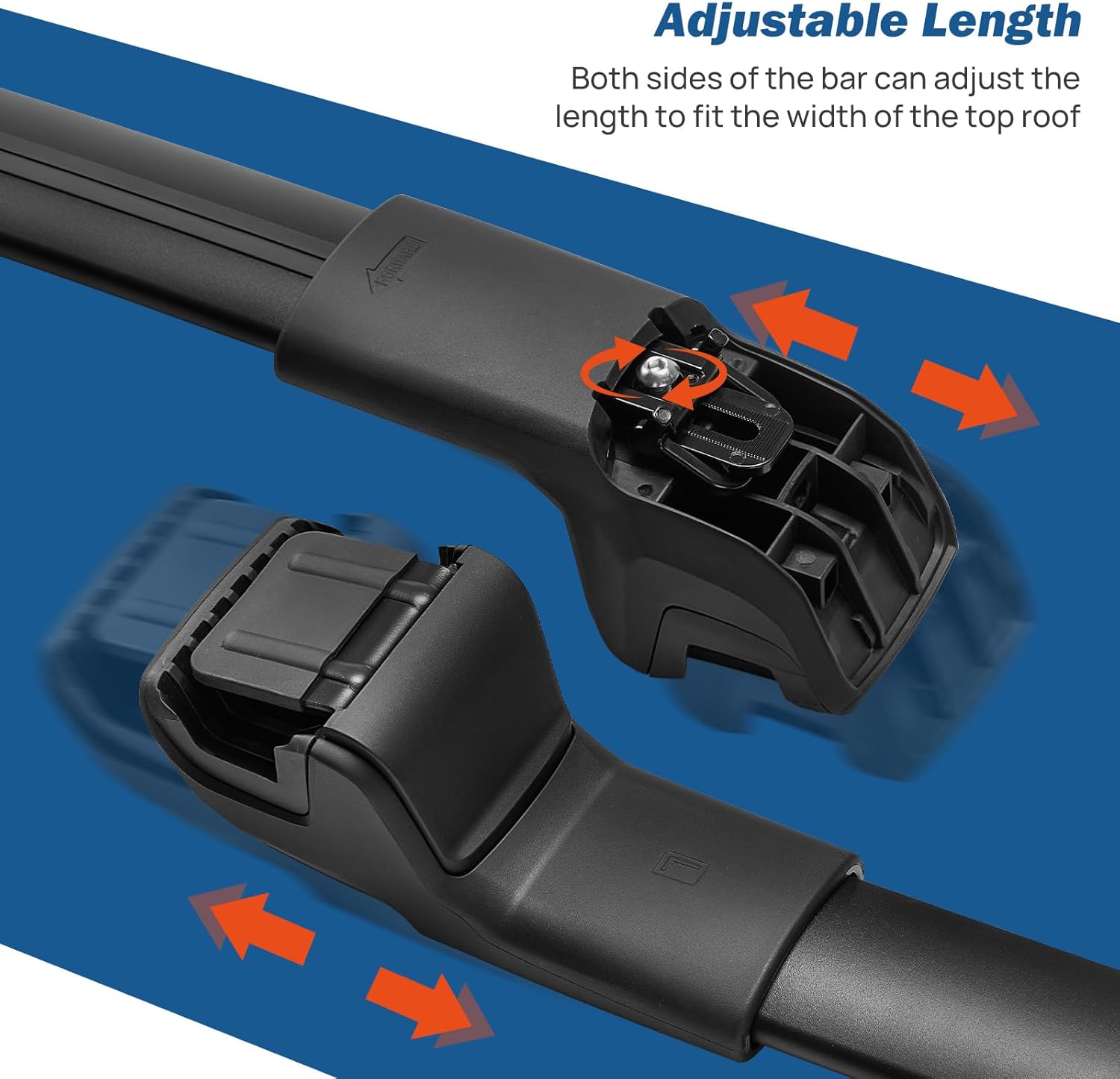 Lockable Roof Rack Cross Bars for Toyota 4Runner (2025–2026)