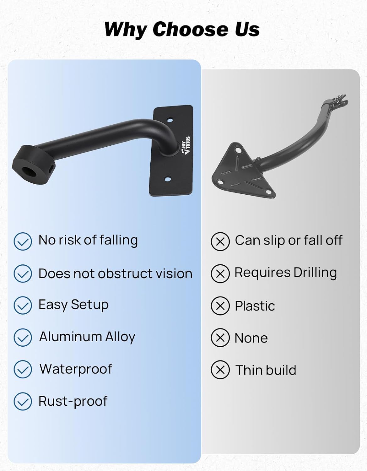 Starlink Mini Mount for Jeep Wrangler JLU 4-Door (2018–2026) Hard Top