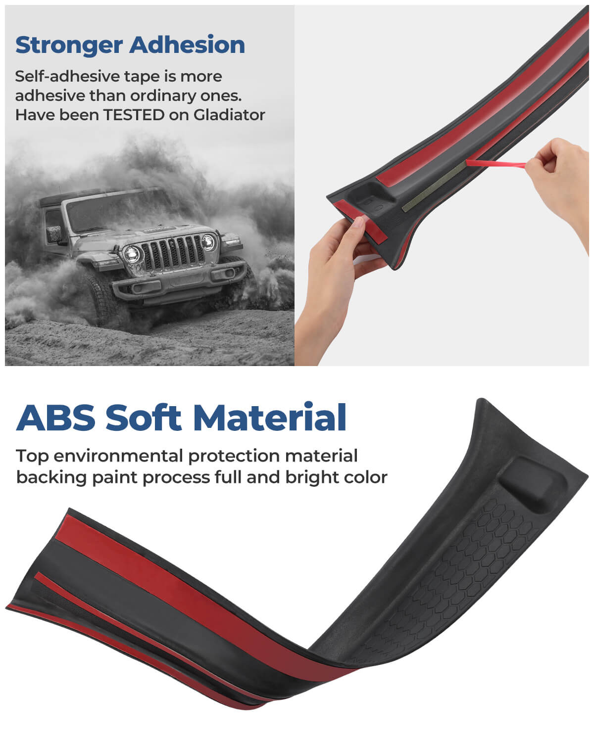 Door Sill Guards for Wrangler JL 4-Door & Gladiator JT 2018–2024