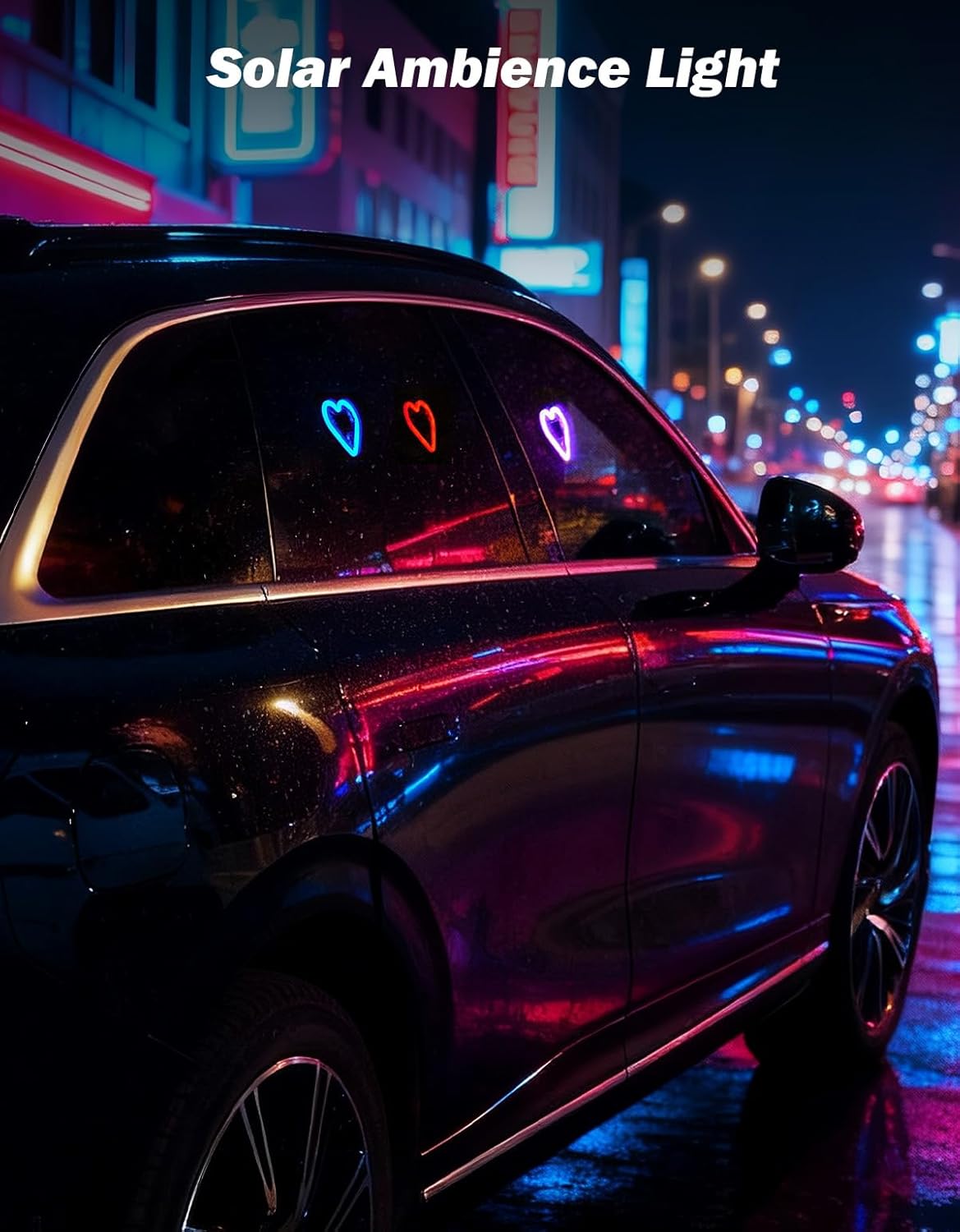 JOYTUTUS Car Interior Atmosphere Lights Red