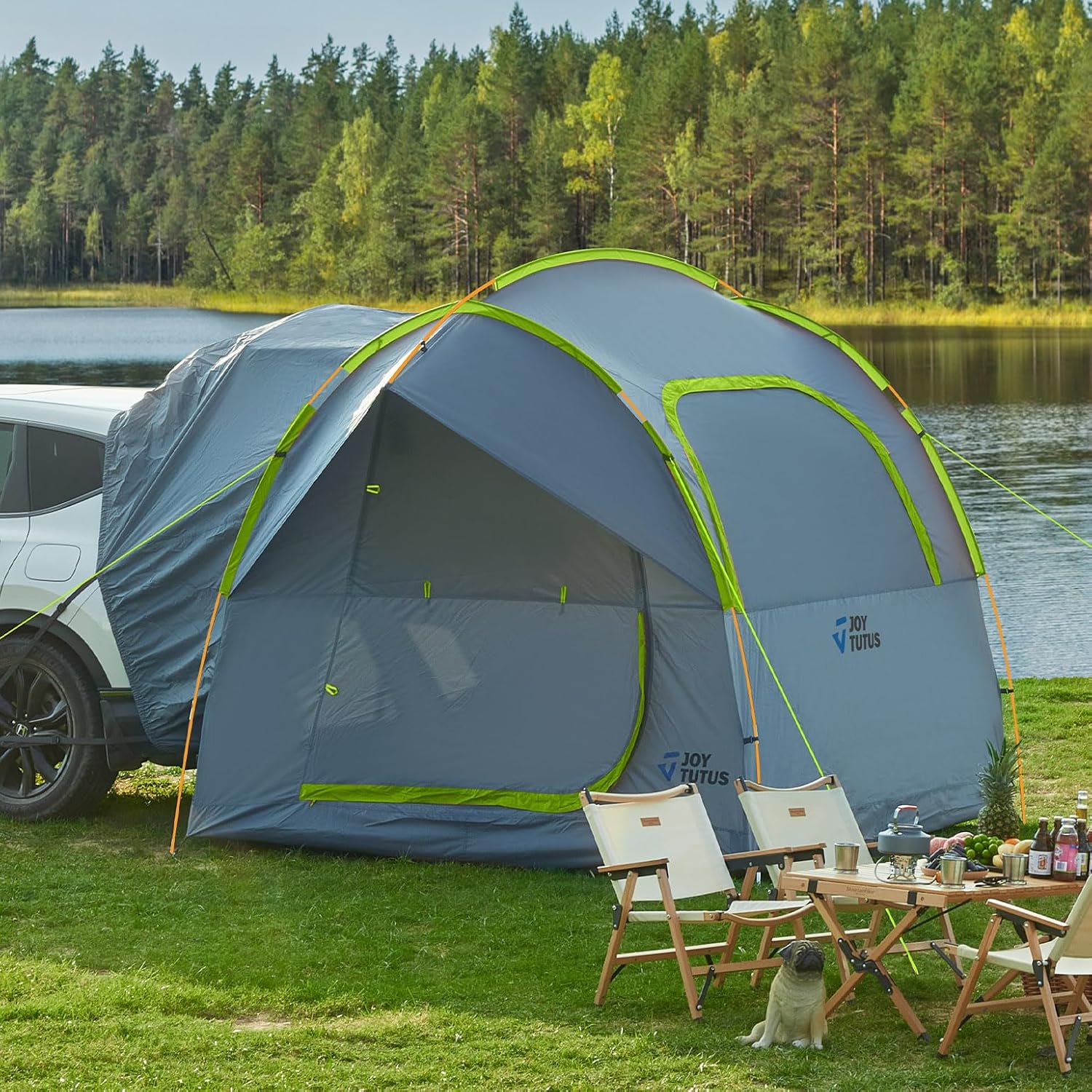 jeep tailgate tent SUV Tailgate Tent with Rainfly, Double Door, 6–8 Person