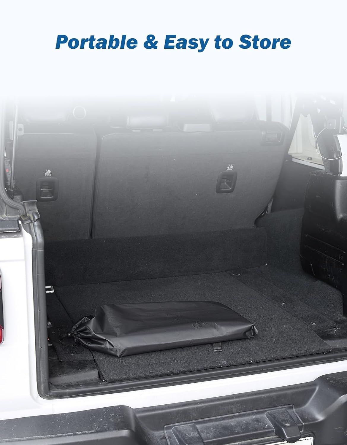 JOYTUTUS Windshield Sun Shade Compatible with Jeep Wrangler JL/JK 2007-2026, Gladiator 2020-2026 Front Window Sunshade - 4-Layer Sunshade