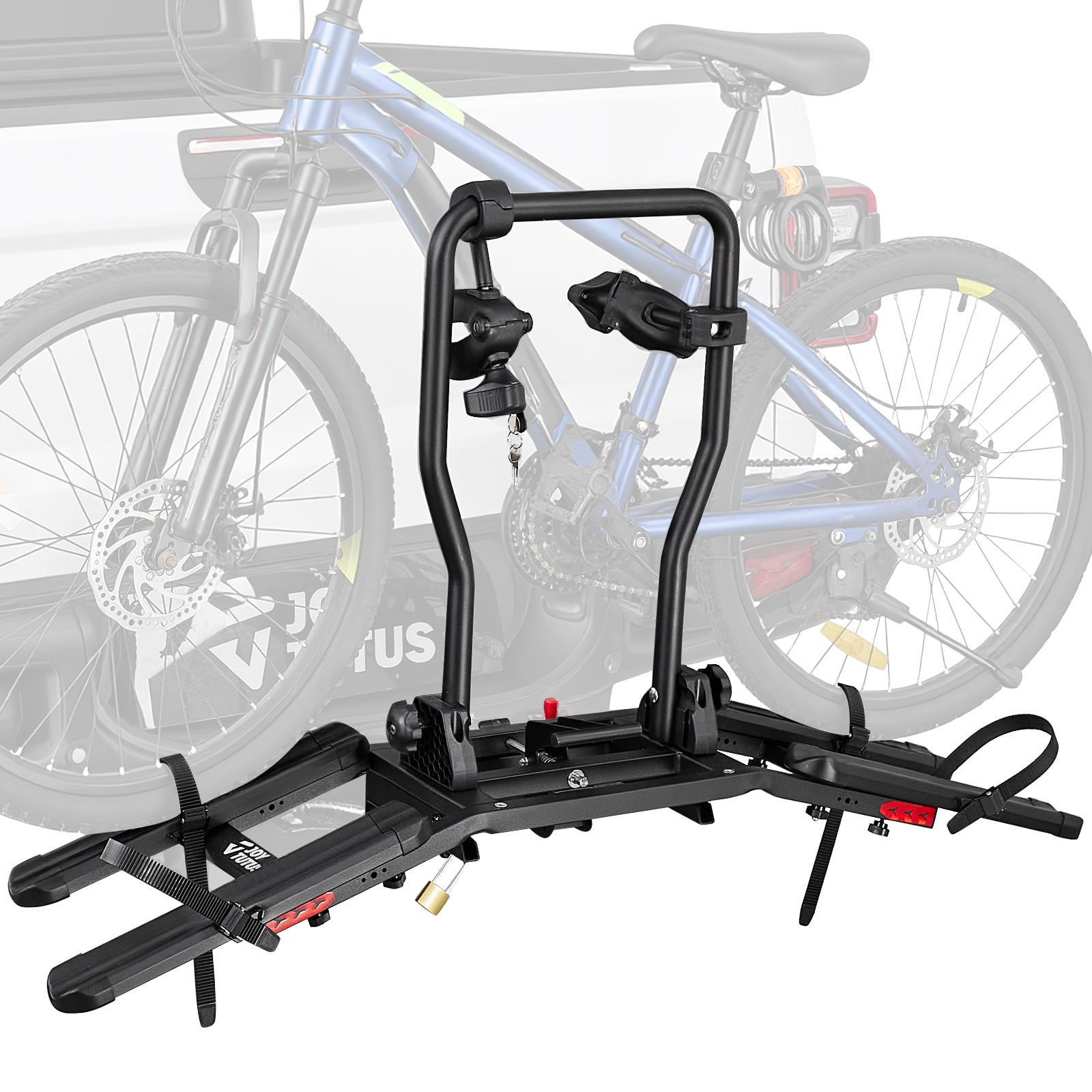 Hitch Bike Rack for 2 Bikes – 1¼" & 2" Receiver, 100 lbs Capacity