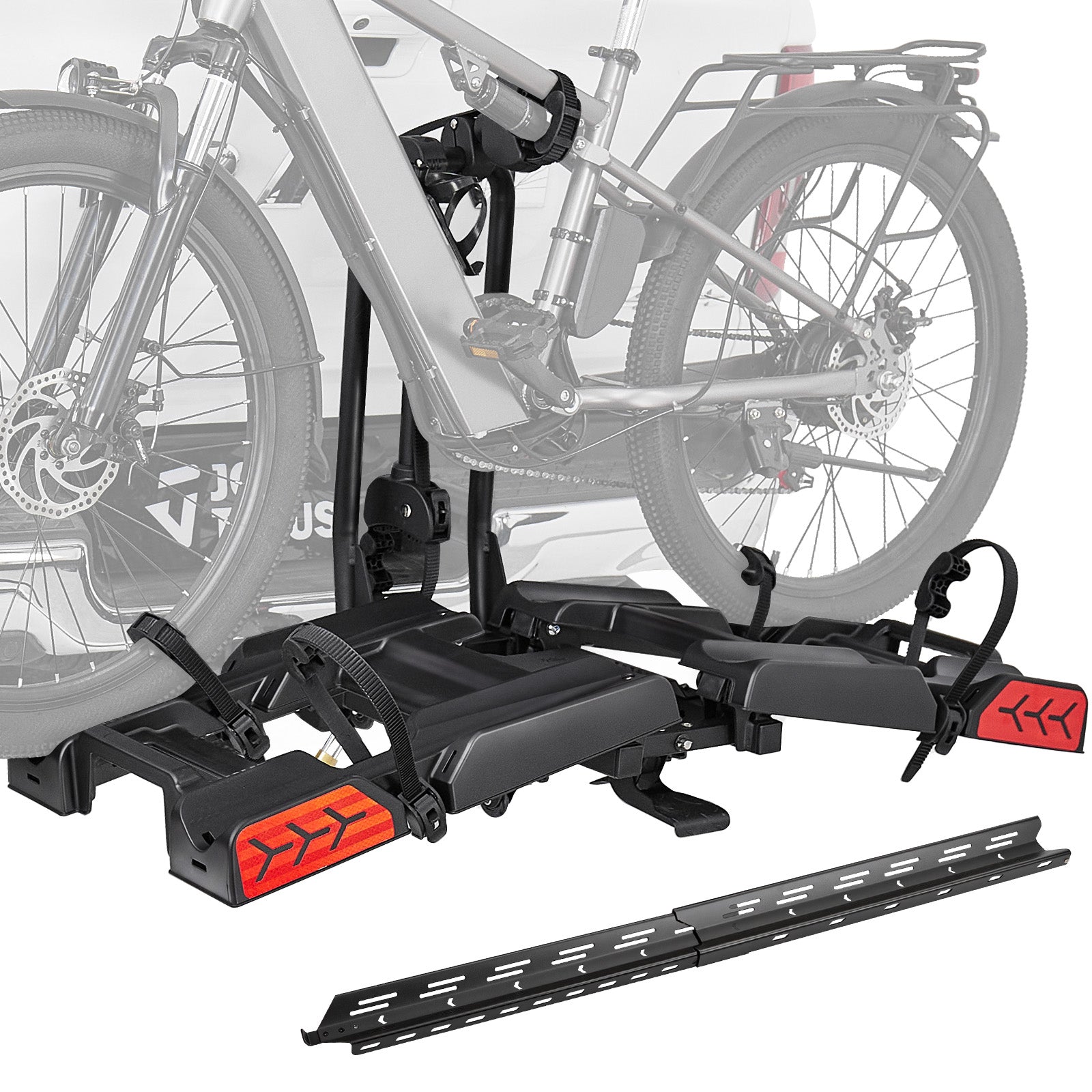 electric bicycle rack Trike Adapter Kit | eBike Hitch assembled parts make installation quick and easy. Electric Bike Rack Foldable Platform