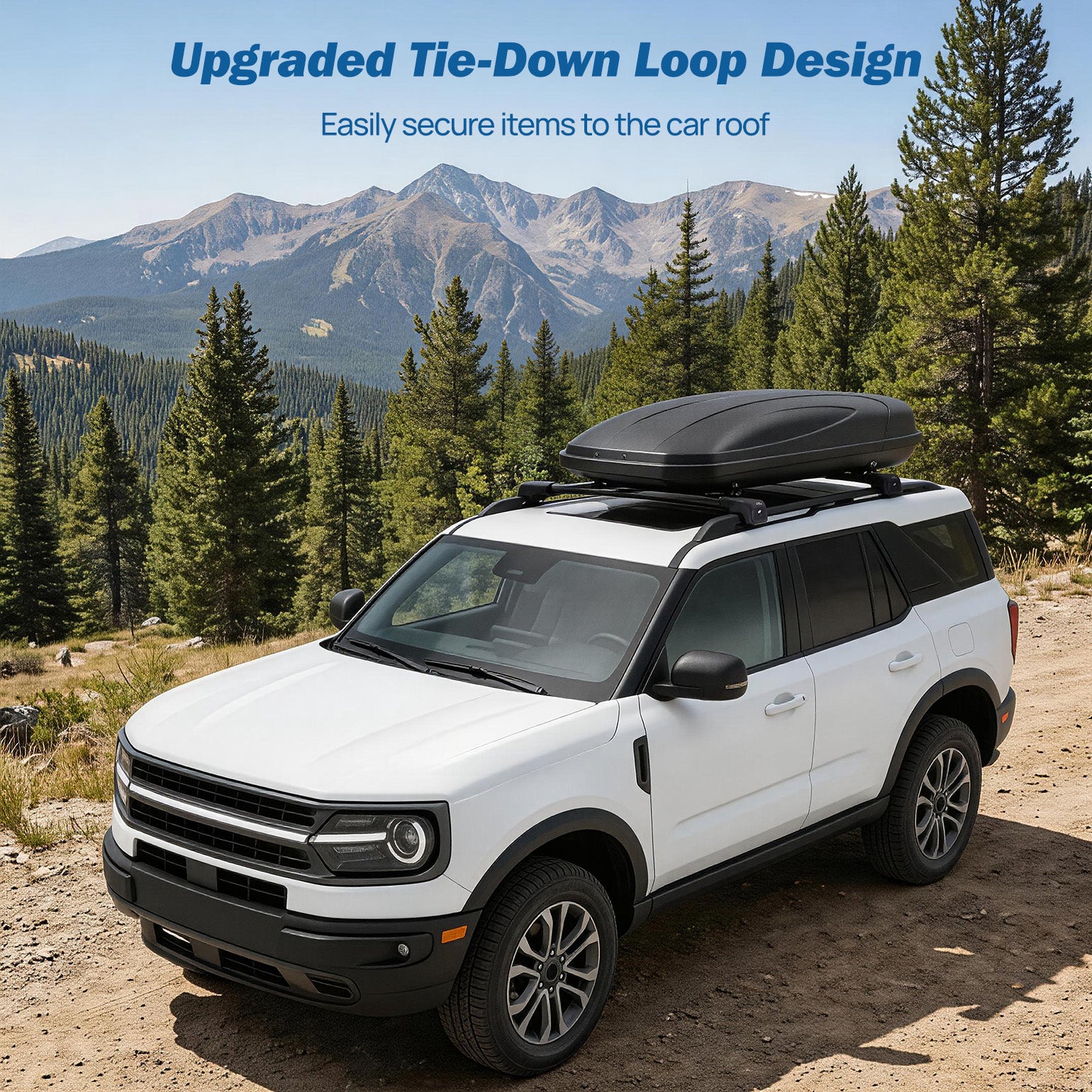 Ford Bronco Sport On Road (2021–2026) Roof Rack Cross Bars – Lockable Aluminum