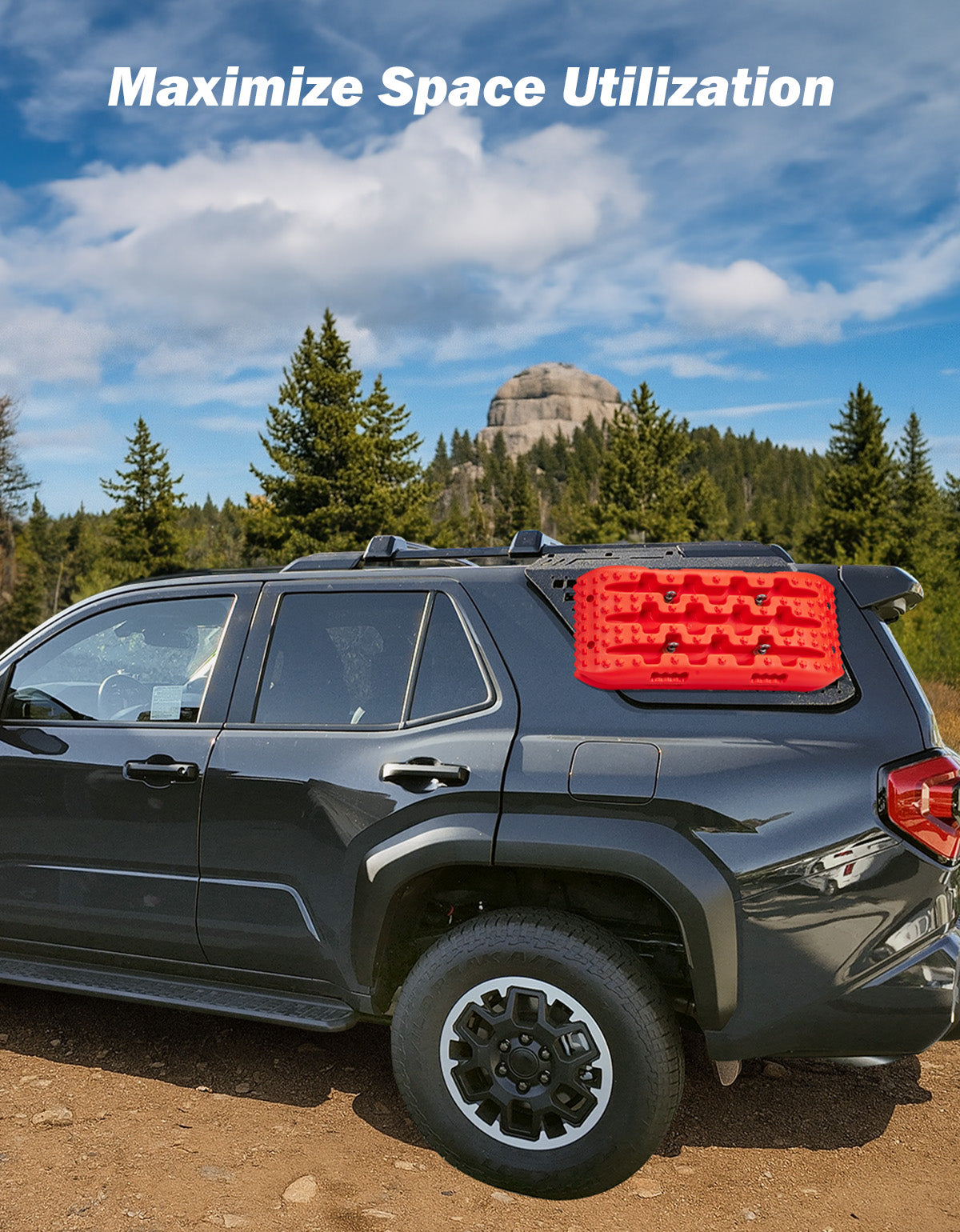 Rear Window Molle Panel for Toyota 4Runner 2025–2026, Cargo Rack