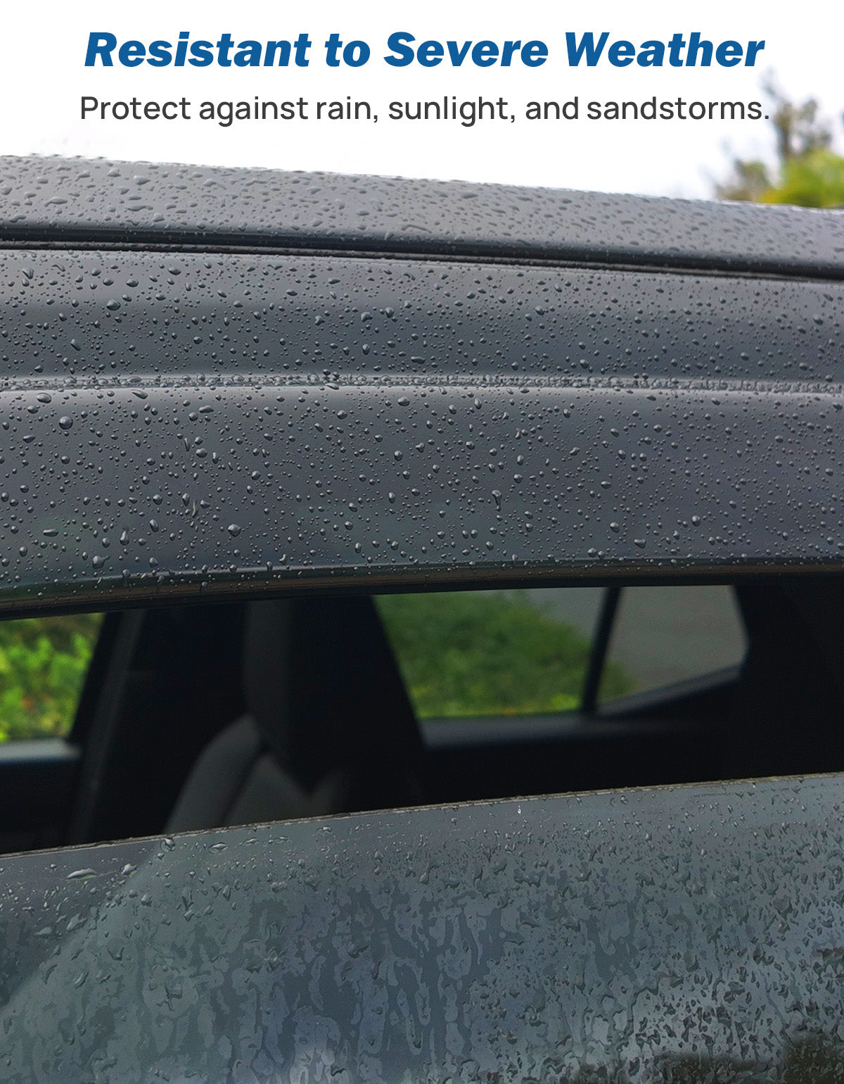 Low Profile Rain Guards for Toyota 4Runner 2025–2026, Smoked