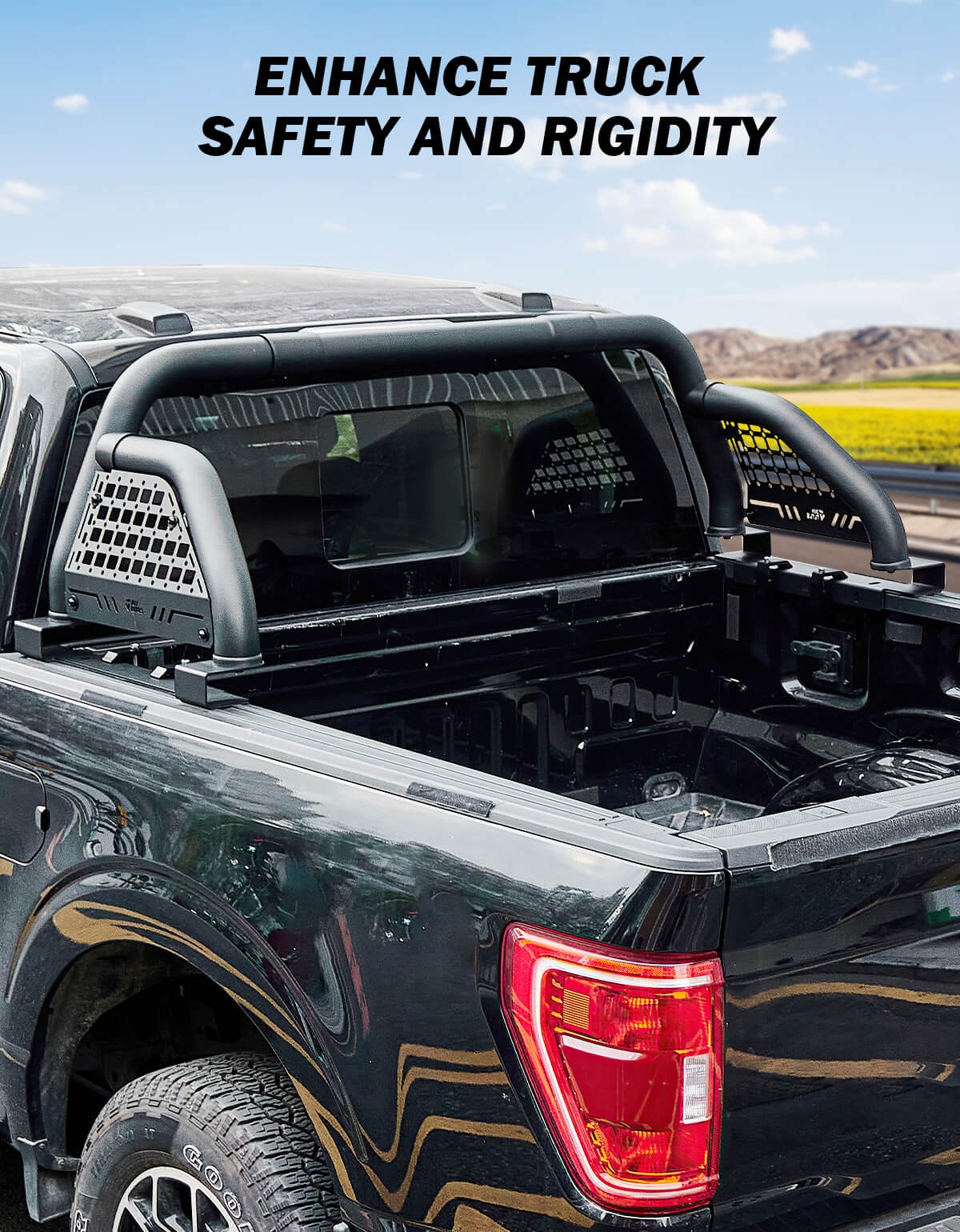 Adjustable Roll Bar for Full-Size Truck