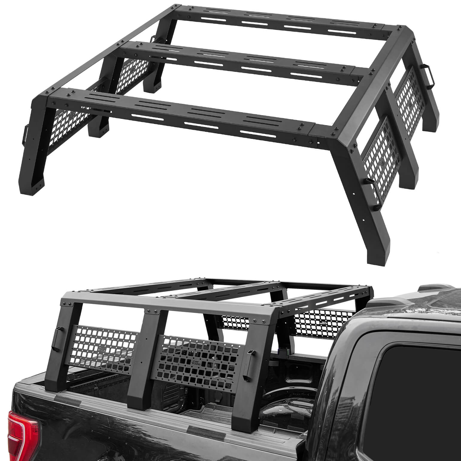 High Truck Bed Rack for Full Size & Mid Size Truck 16.5-21.2"