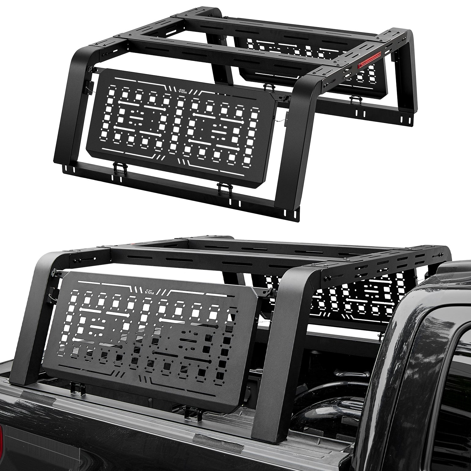 Tactical Fold-Down Rack | MOLLE Overland Rack for Full-Size Trucks