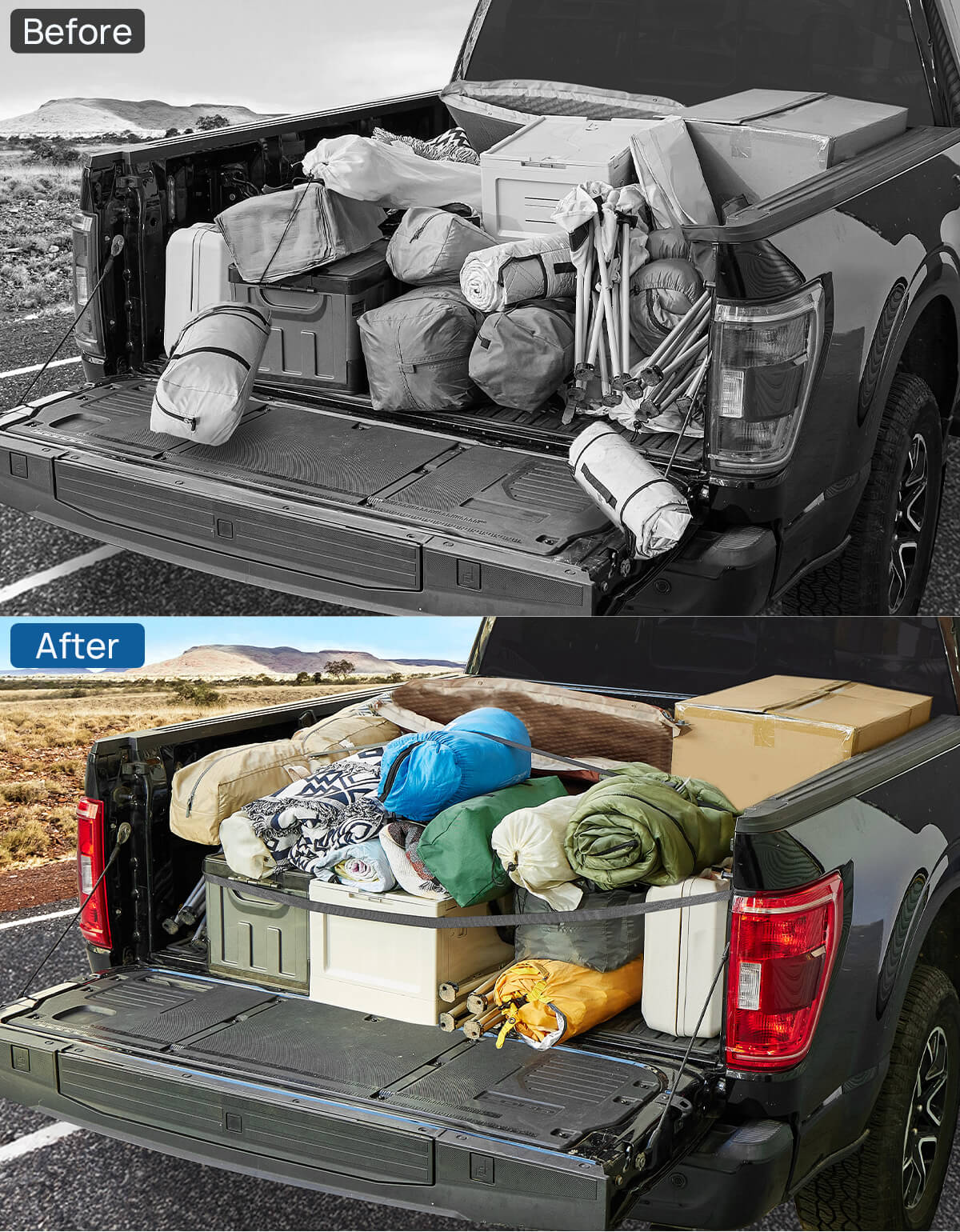 Retractable Ratchet Straps for Ford F-150 2015–2026, 2-Pack