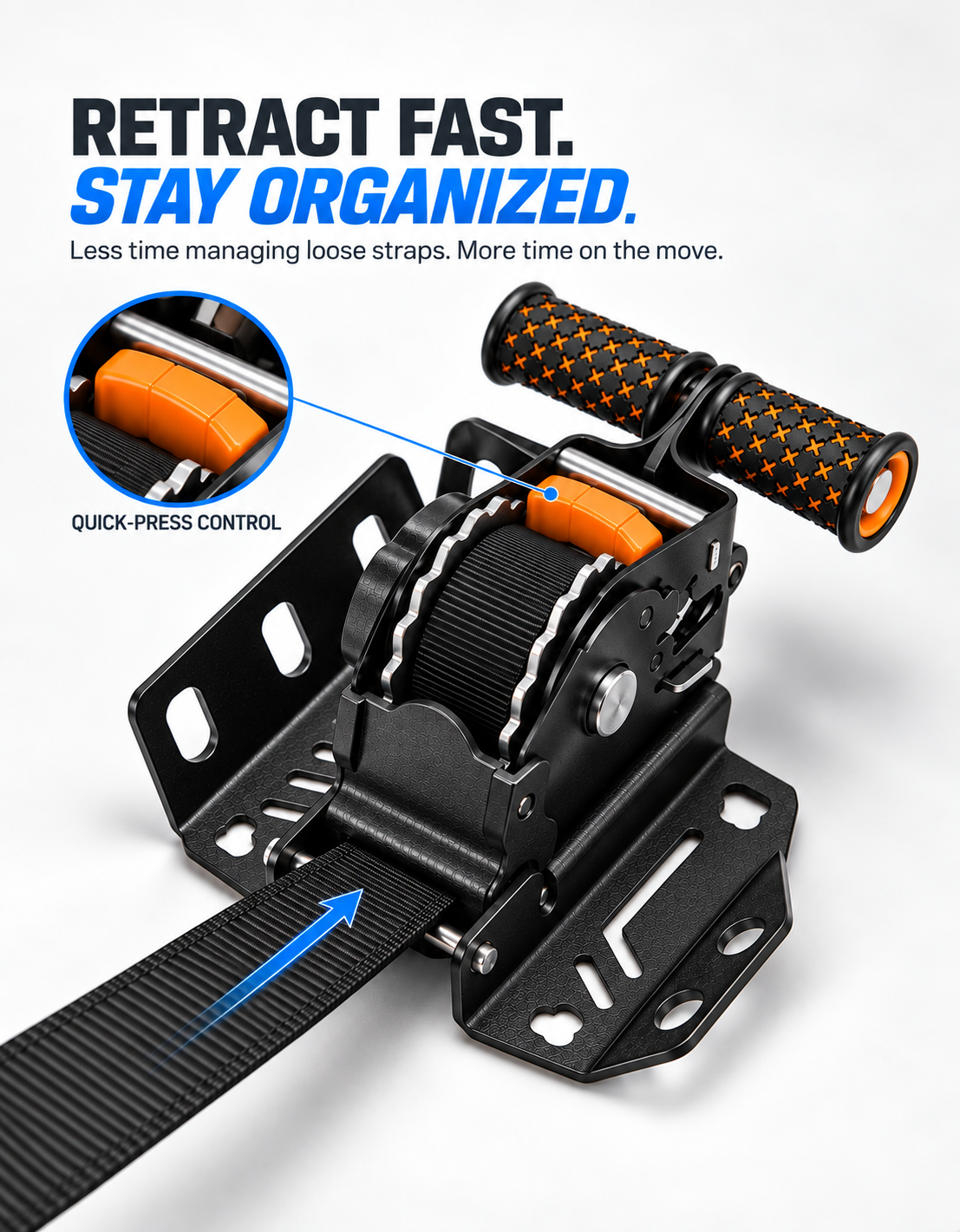 Retractable Ratchet Straps for Ford F-150 2015–2026, 2-Pack