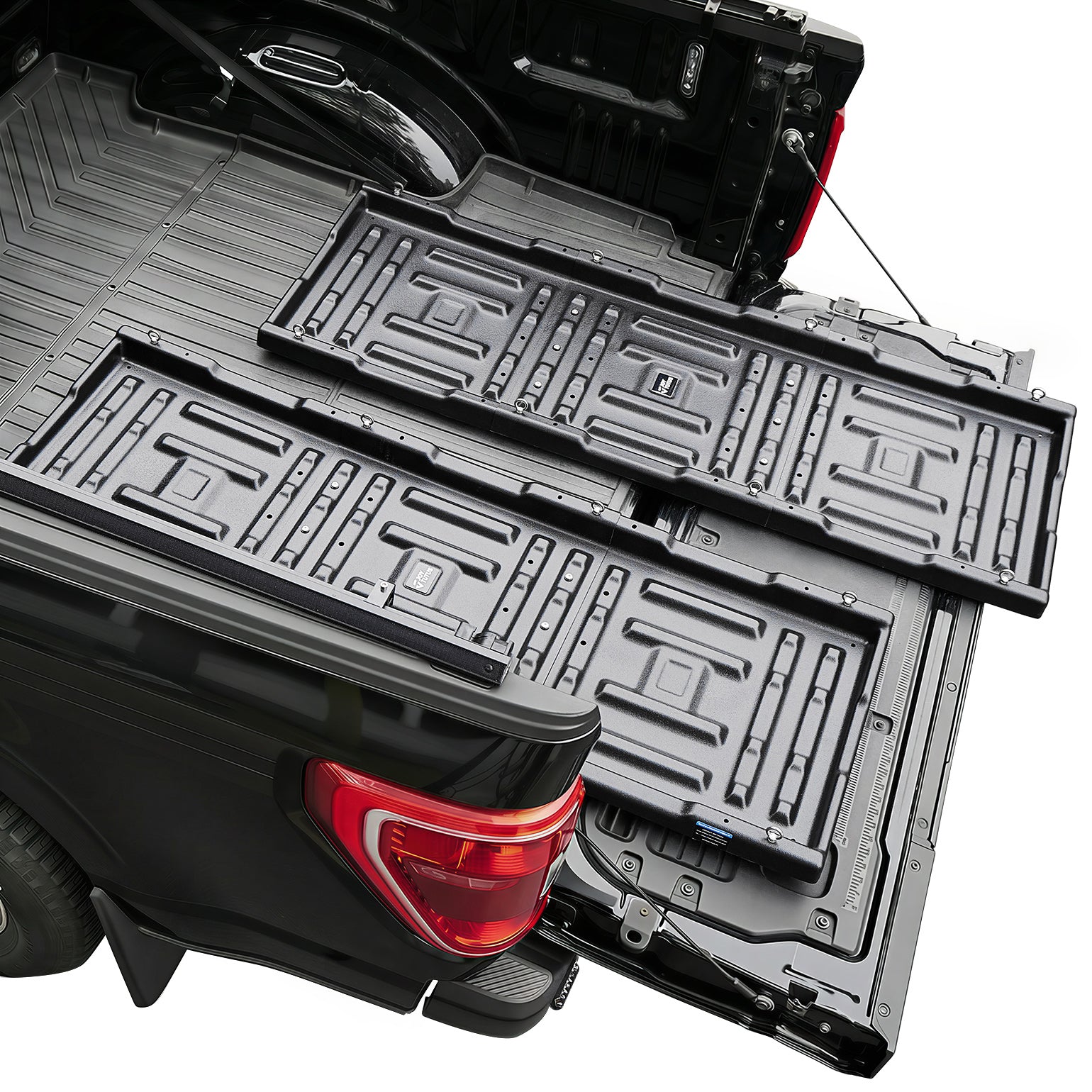 350LB Adjustable Slide-Out Truck Bed Organizer Tray