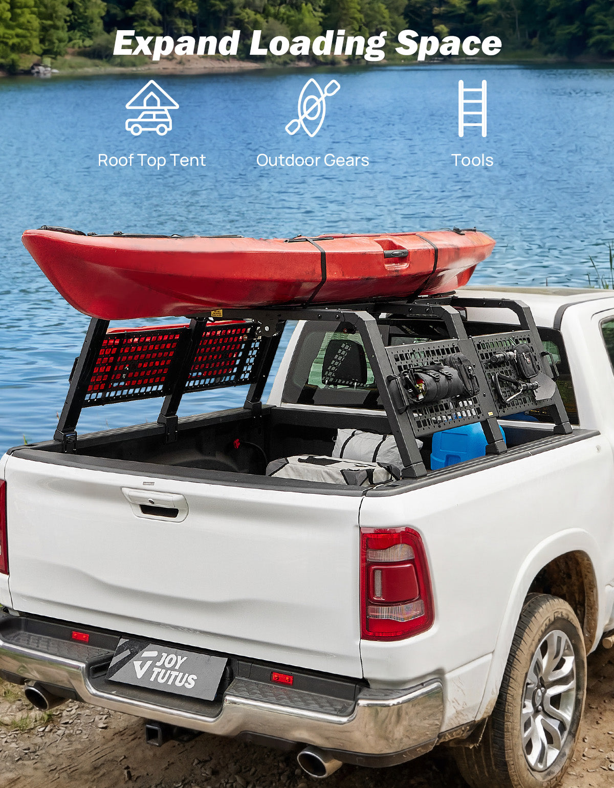 Modular Full-Size Rack | Adjustable Overland Rack for F150, Ram & Tundra
