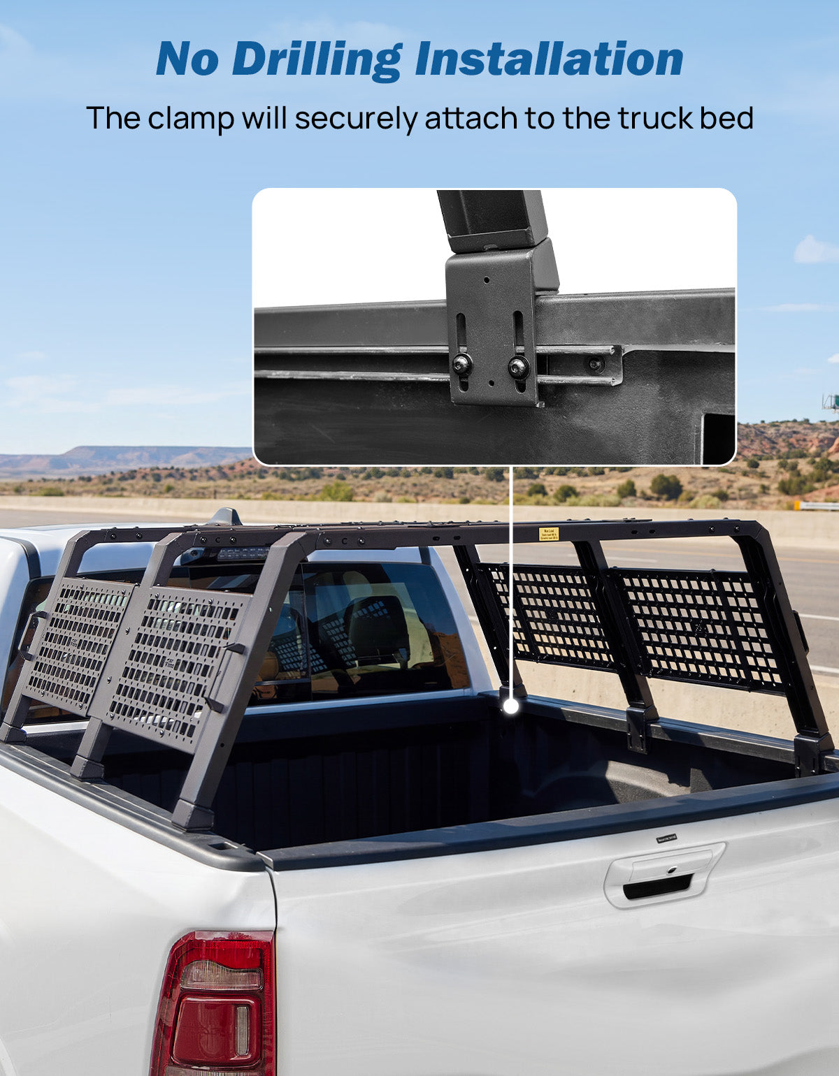Modular Full-Size Rack | Adjustable Overland Rack for F150, Ram & Tundra