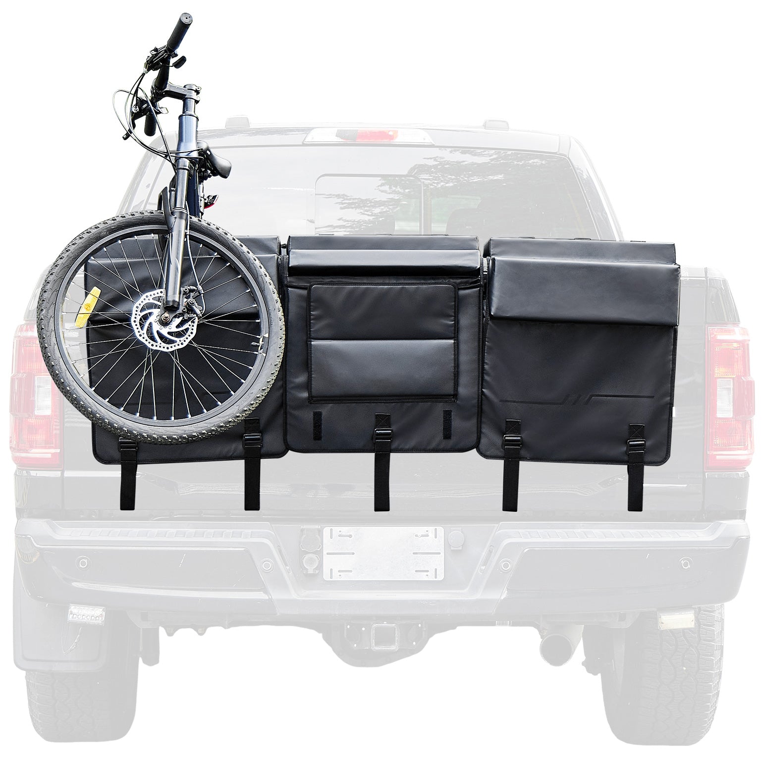 Modular Tailgate Bike Pad for Trucks – Holds 4–9 Bikes
