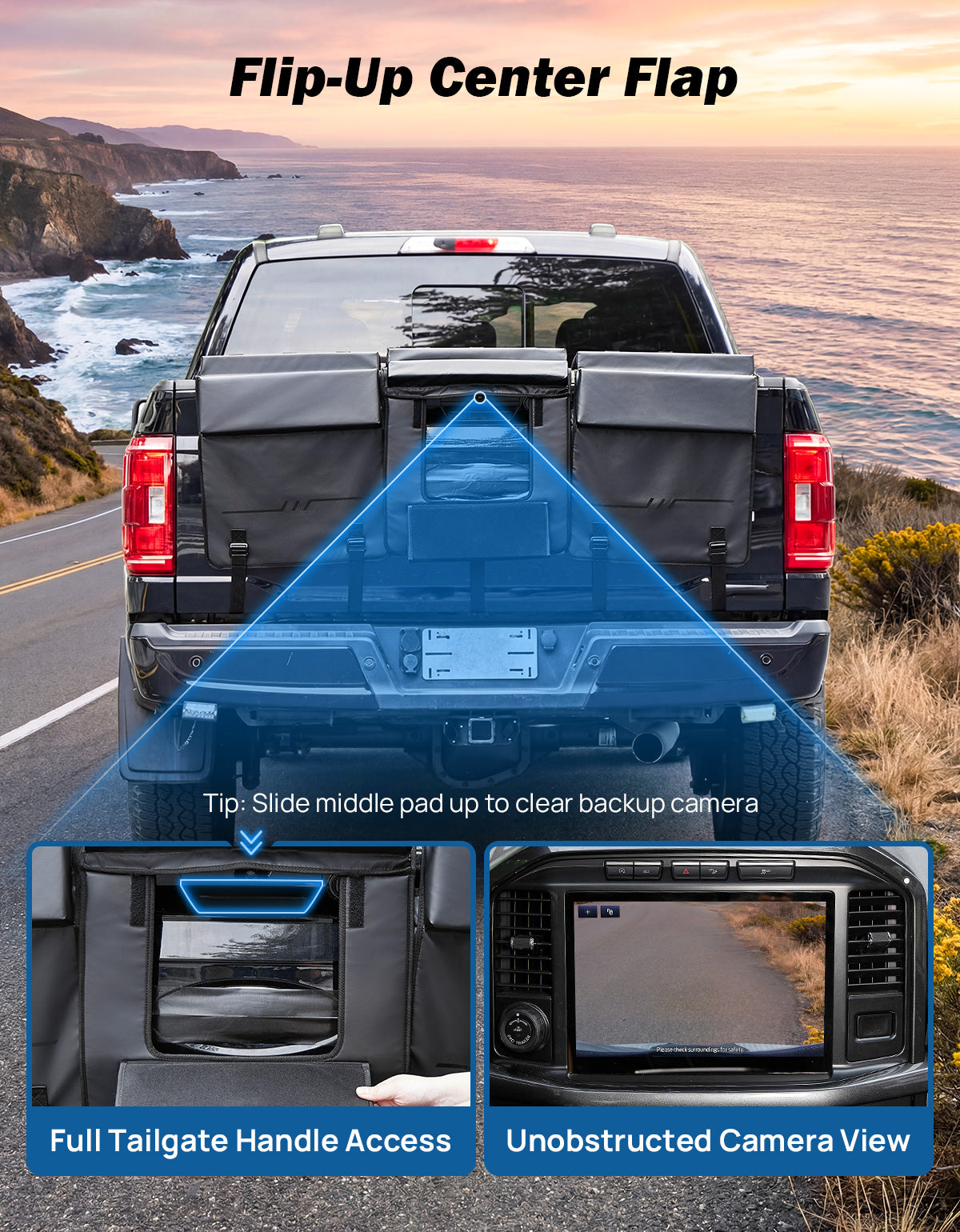 Modular Tailgate Bike Pad for Trucks – Holds 4–9 Bikes