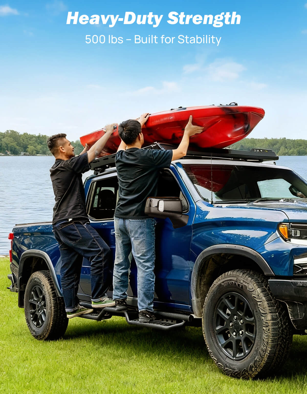 Running Boards for Silverado/Sierra 1500 2019–2026 Crew Cab