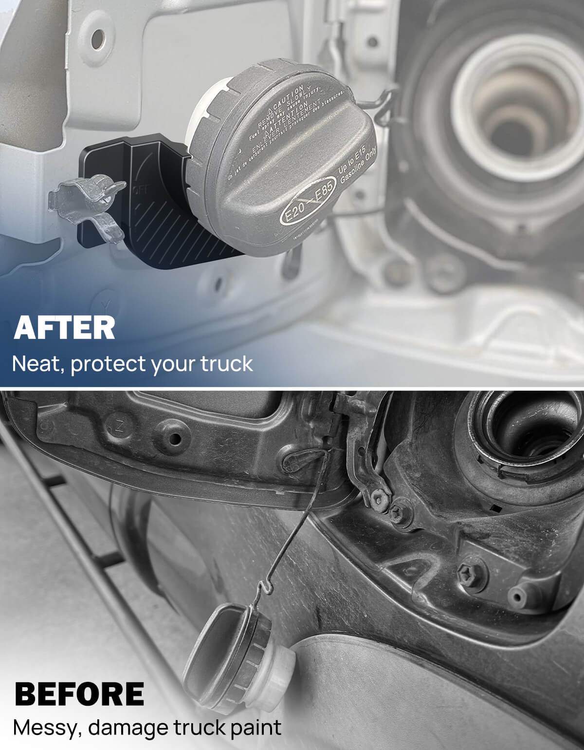 Gas Cap Holder Compatible with 2016-2023 Tacoma 3rd Gen