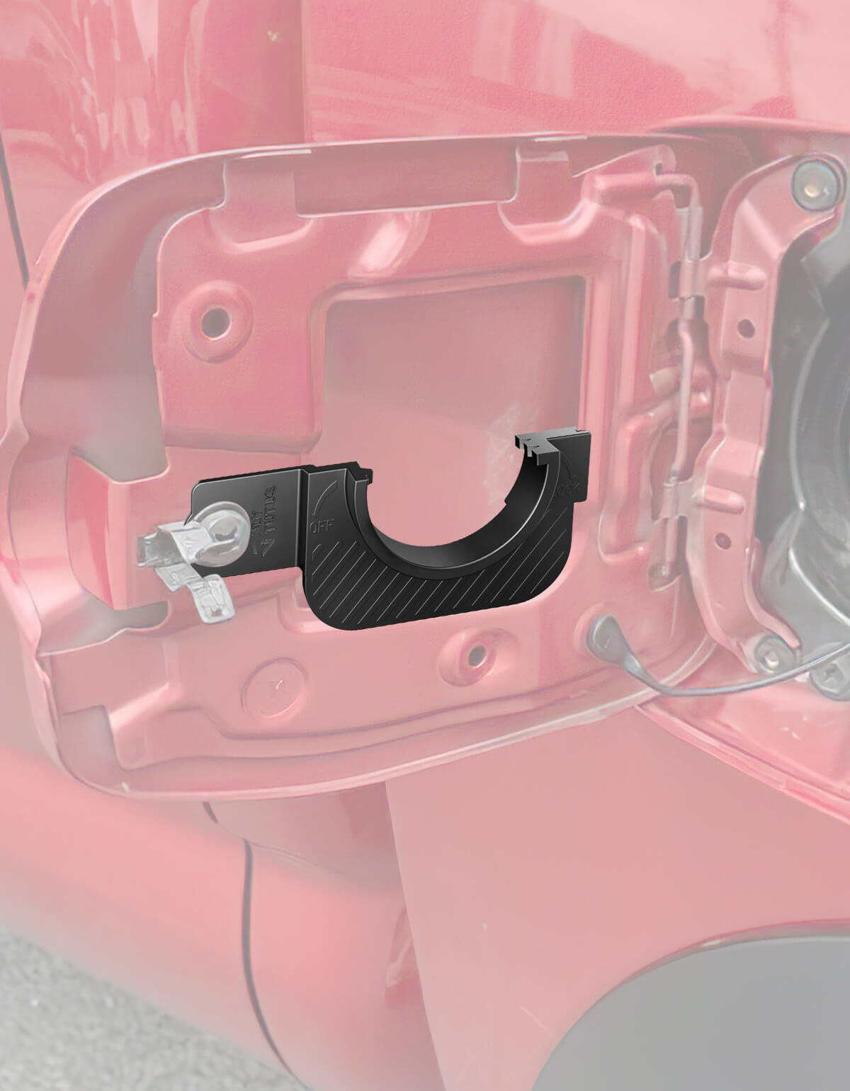 Gas Cap Holder Compatible with 2016-2023 Tacoma 3rd Gen