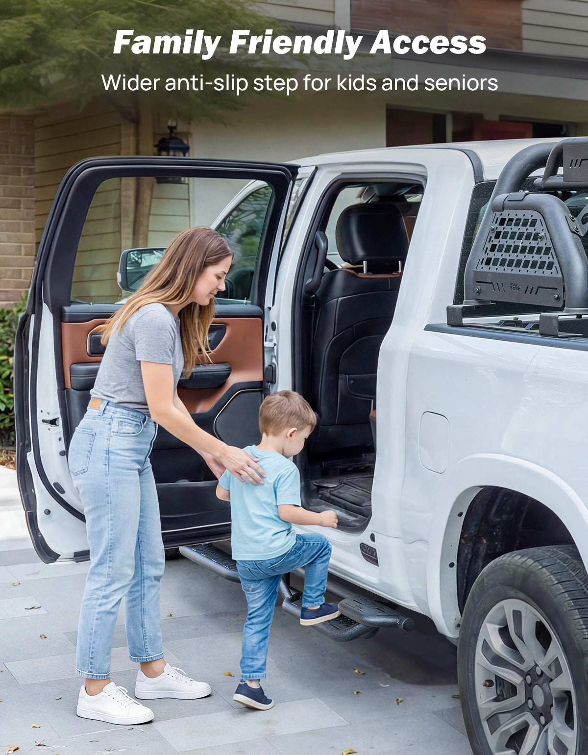 Running Boards for Ram 1500 Crew Cab (2019–2026) – 550LB