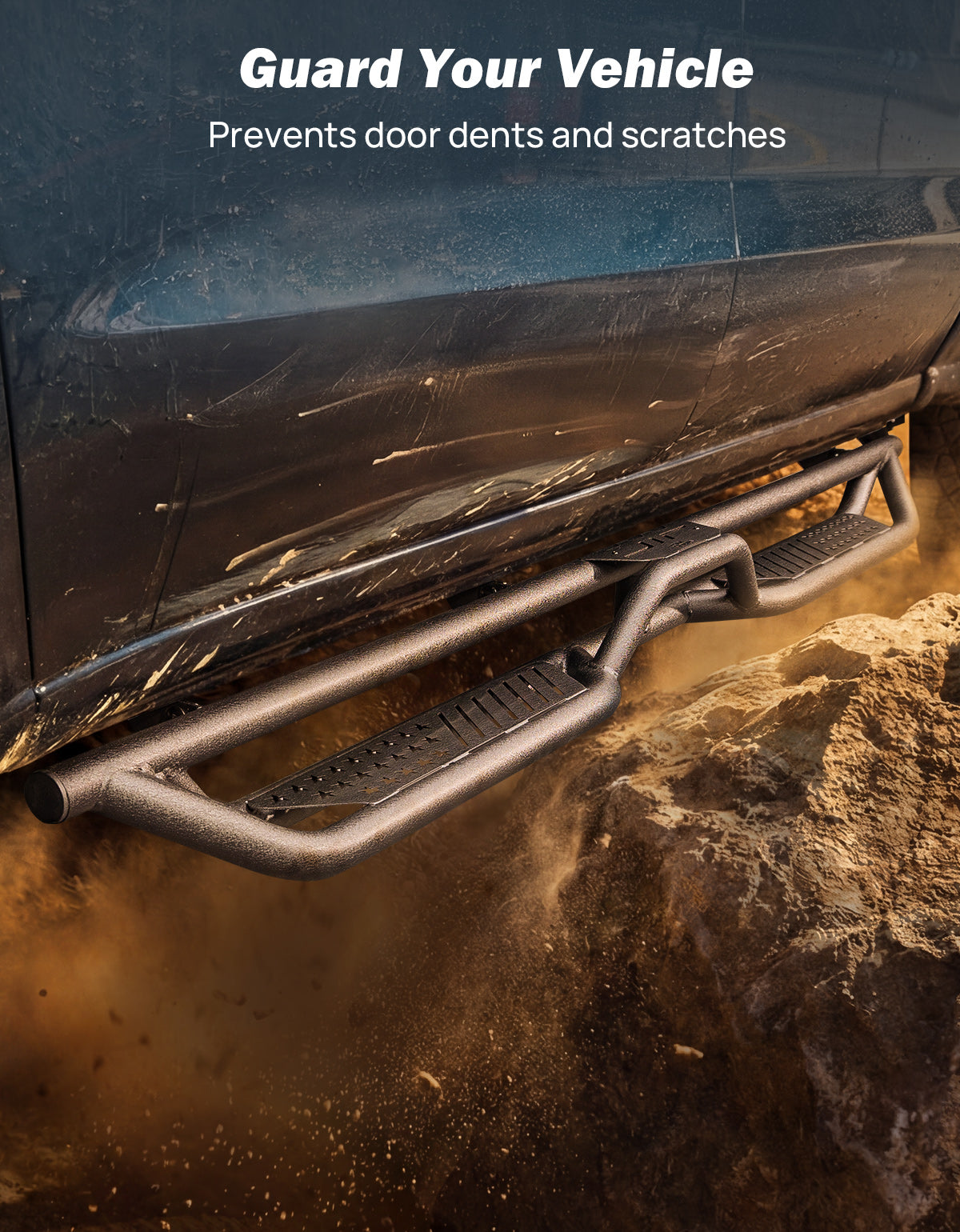 Running Boards for Silverado/Sierra 1500 (2019–2026) Crew Cab