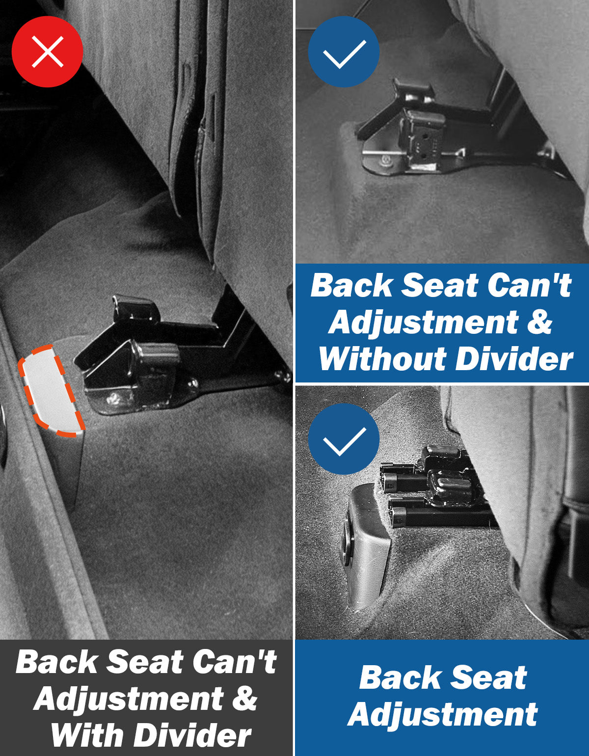 Under Seat MOLLE Storage Panel for 2019–2026 Ram 1500 Crew Cab (New Body Style)