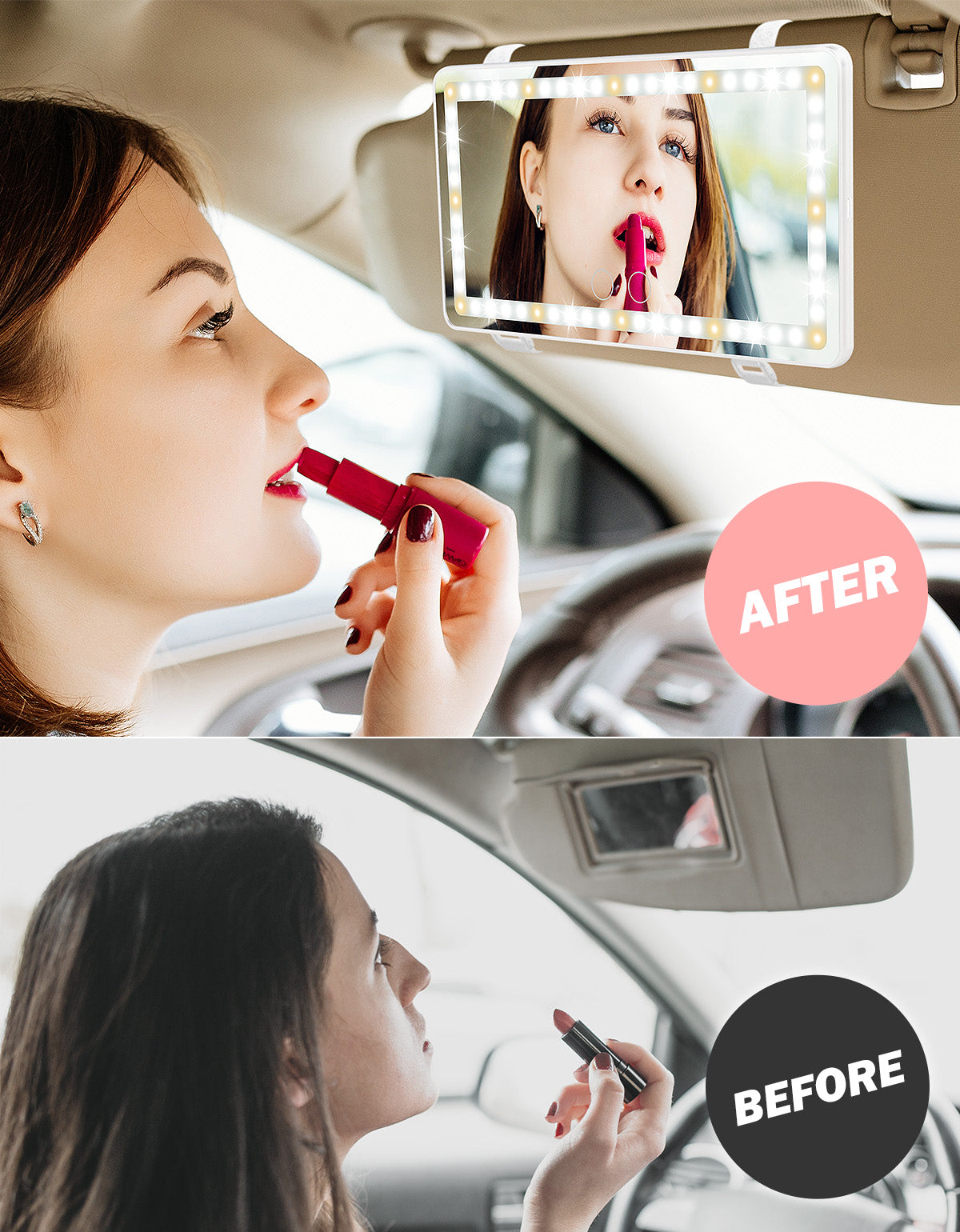 Car Sun Visor Vanity Mirror