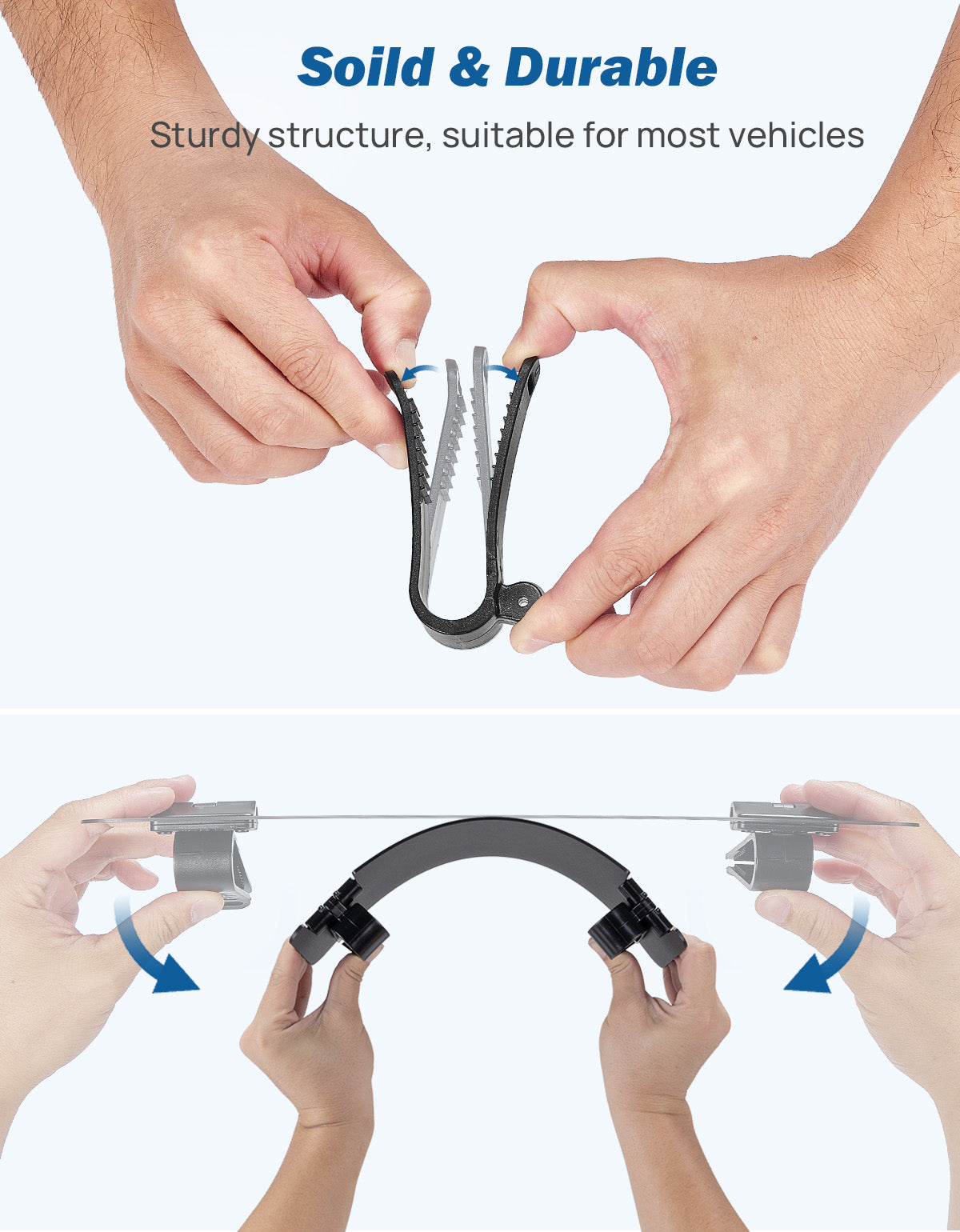 Adjustable Blackout Sun Visor Extender with UV400 Protection