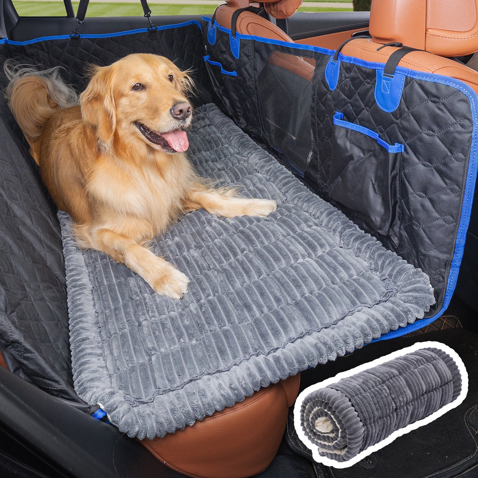 Bench Seat Covers for Trucks with Dog Hammock