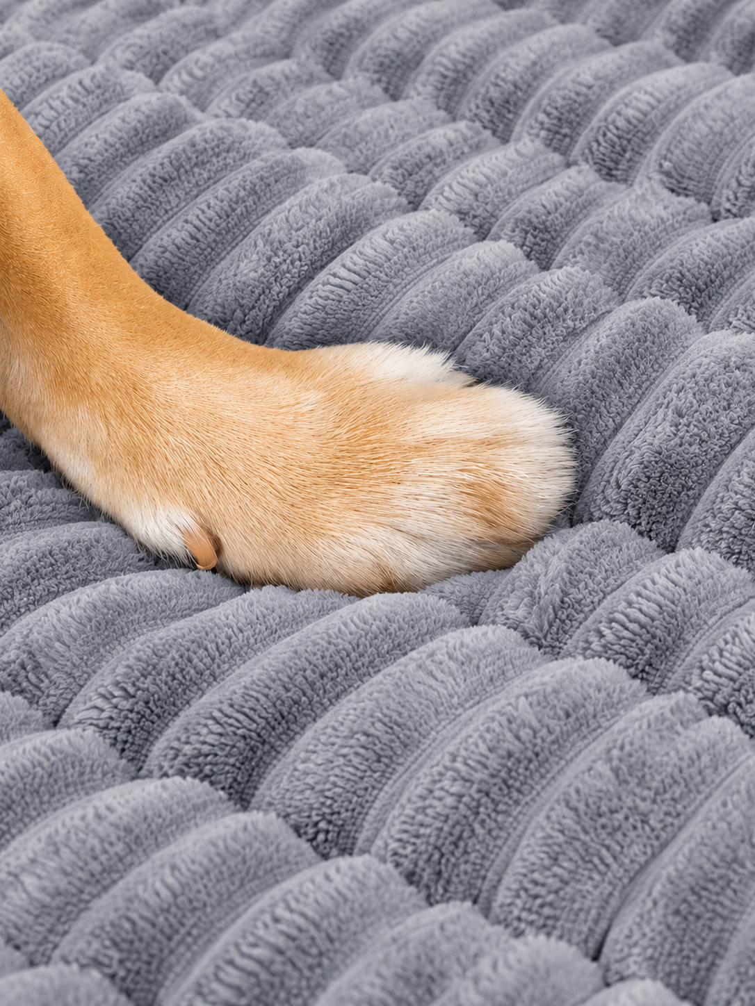 Plush Dog Bed Mat for Back Seat Extenders | Waterproof, Non-Slip & Washable Pet Travel Bed