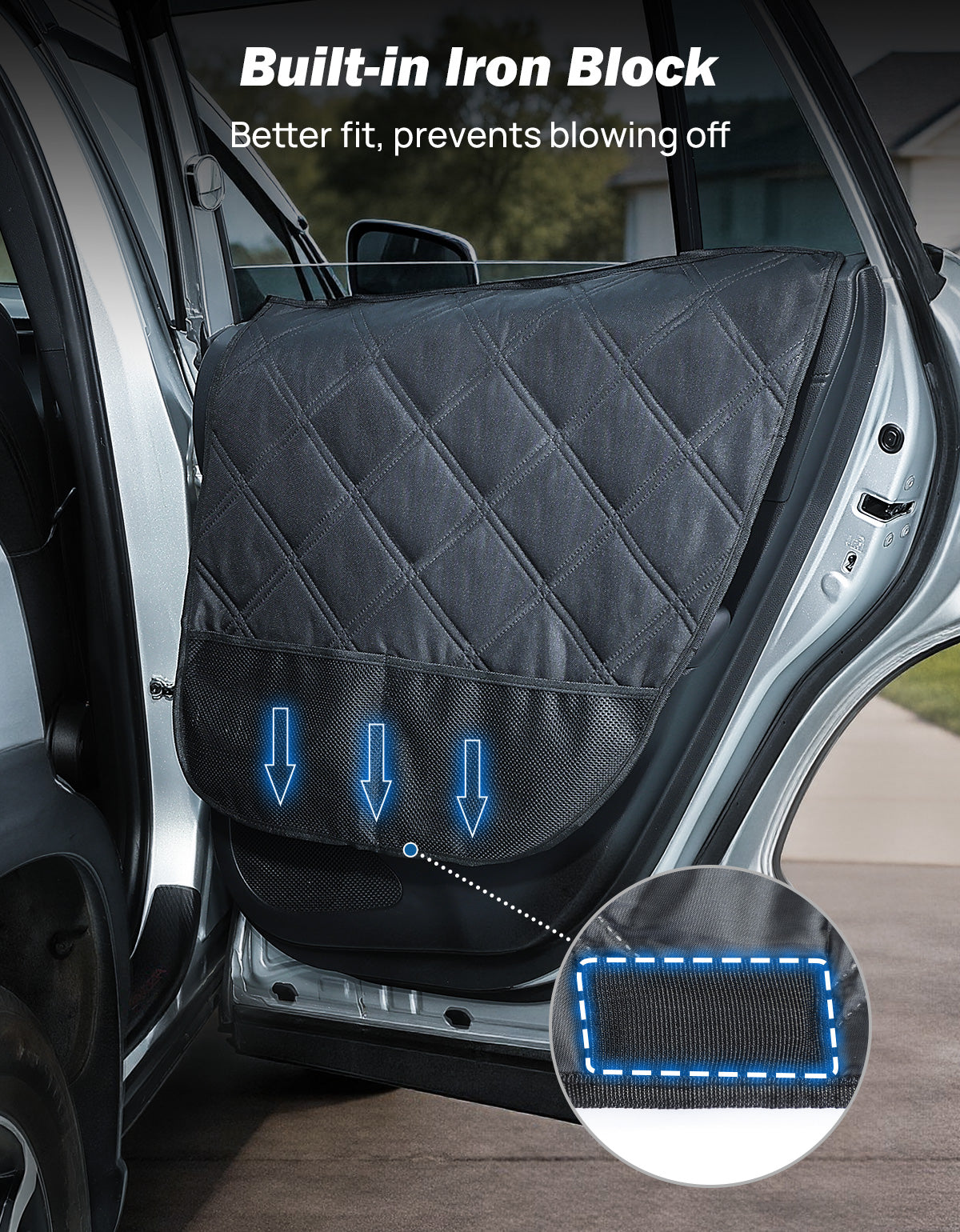 Dog Car Door Protector for Sedans & SUVs – Waterproof Scratch Guard