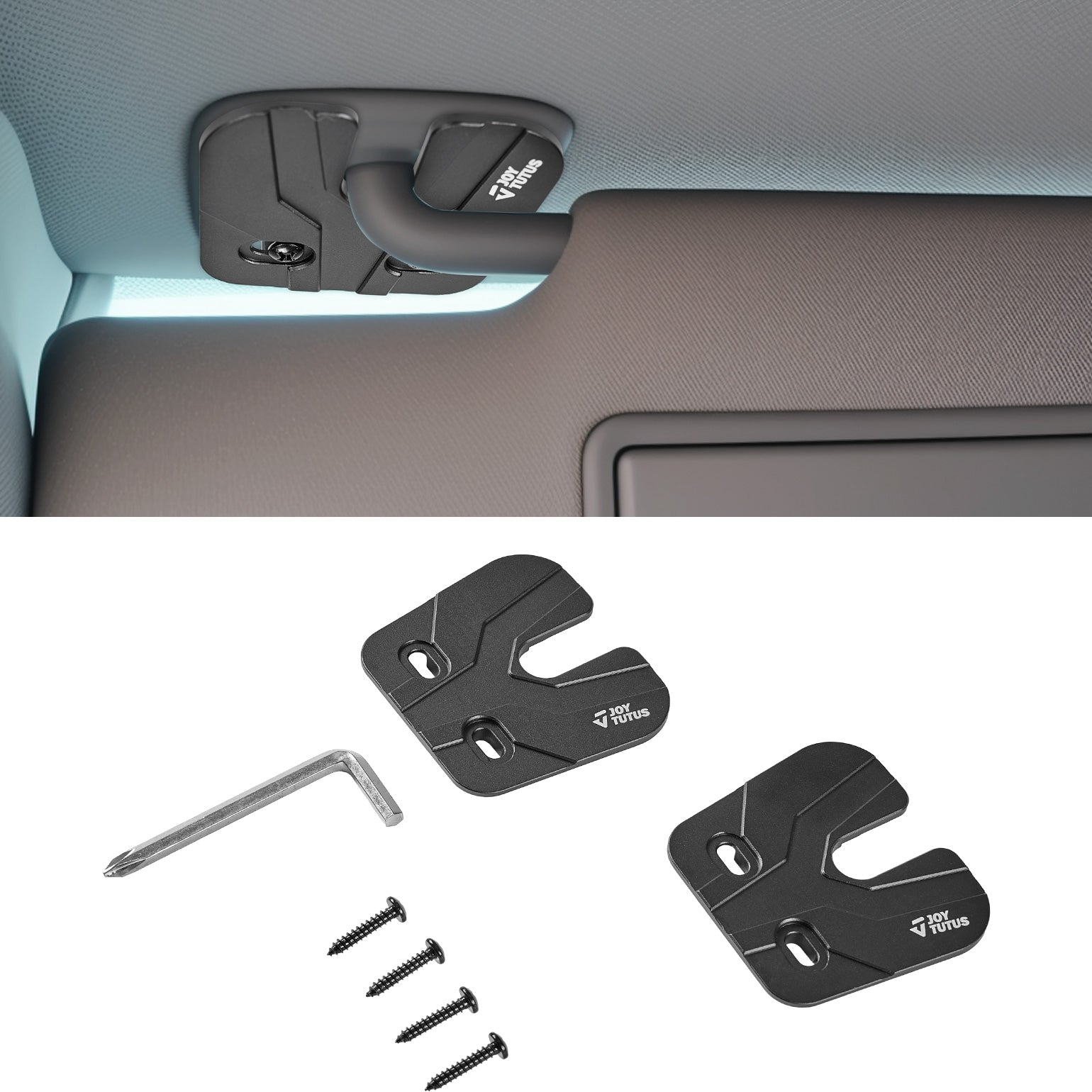 Sun Visor Repair Kit for Jeep Grand Cherokee 2022-2024 Aluminum