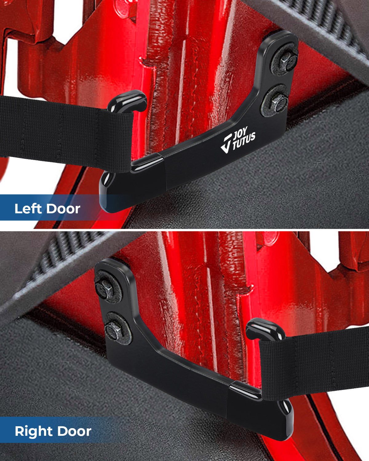 Front Door Limiting Strap Extension Brackets for Wrangler JK/JKU 2007–2018