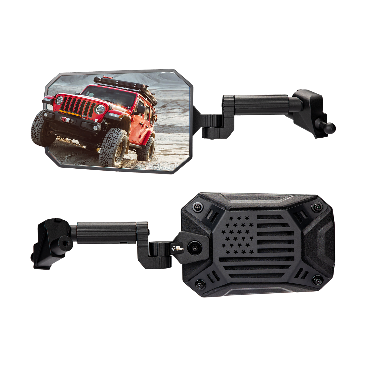 JOYTUTUS Mirrors Doors Off Fit for Wrangler JL/JLU 2018-2023 & Gladiator JT