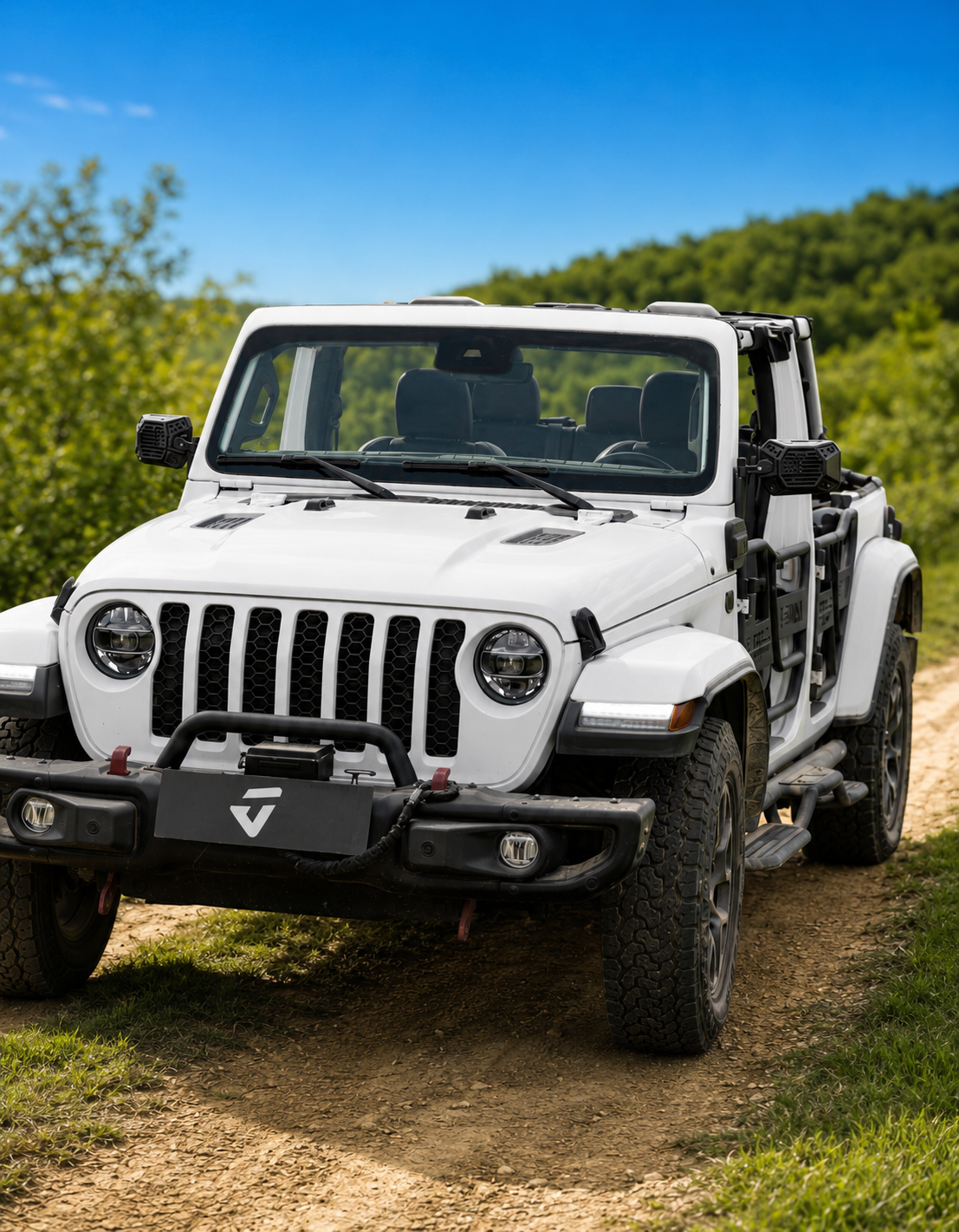 Doors Off Mirrors Fit for Wrangler JL/JLU 2018-23 & Gladiator JT 2020-23
