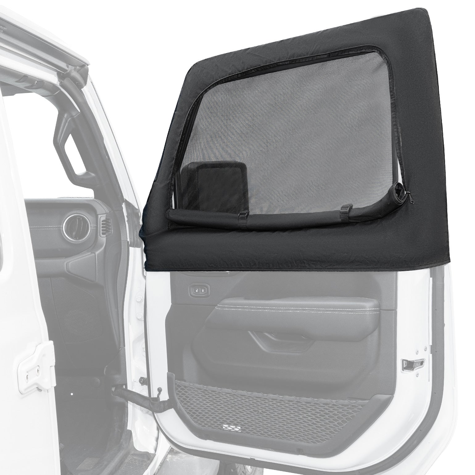 Front Window Sun Shade Screens for Wrangler JK/JL & Gladiator JT 2007–2026