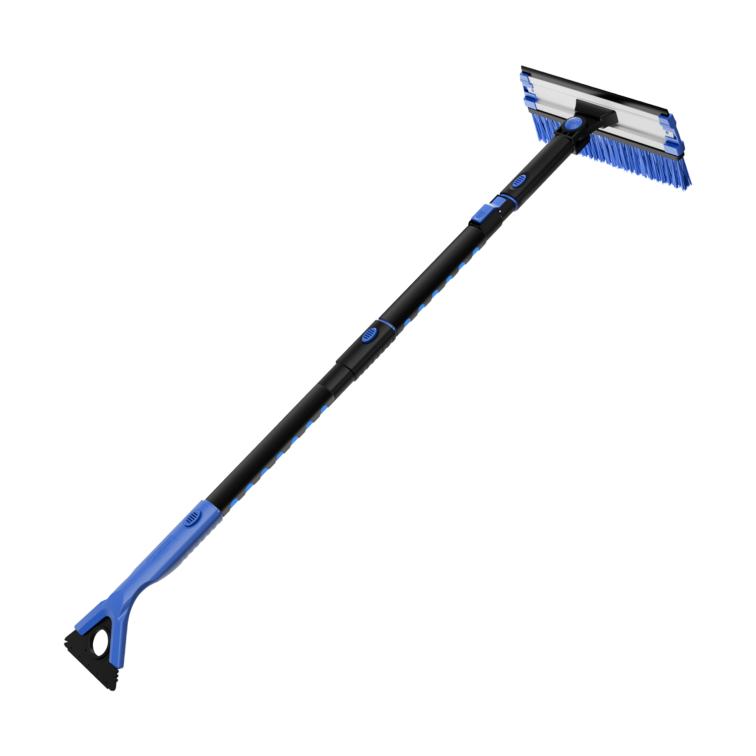 47.7″ Extendable Snow Brush and Ice Scraper, 270° Pivoting Snow Scraper Brush for Car Windshield